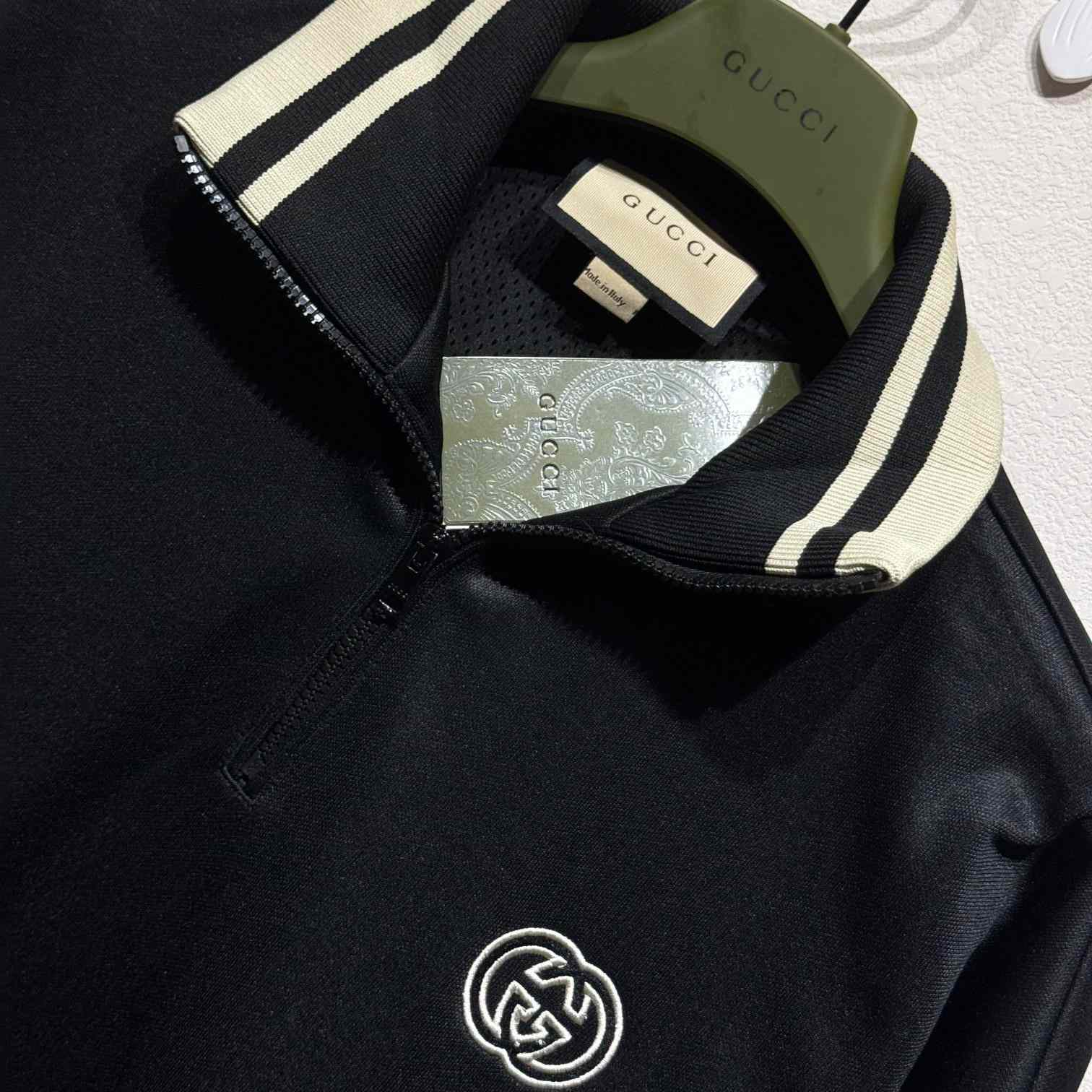 Gucci Technical Jersey Half Zip Jacket - EUR FASHION