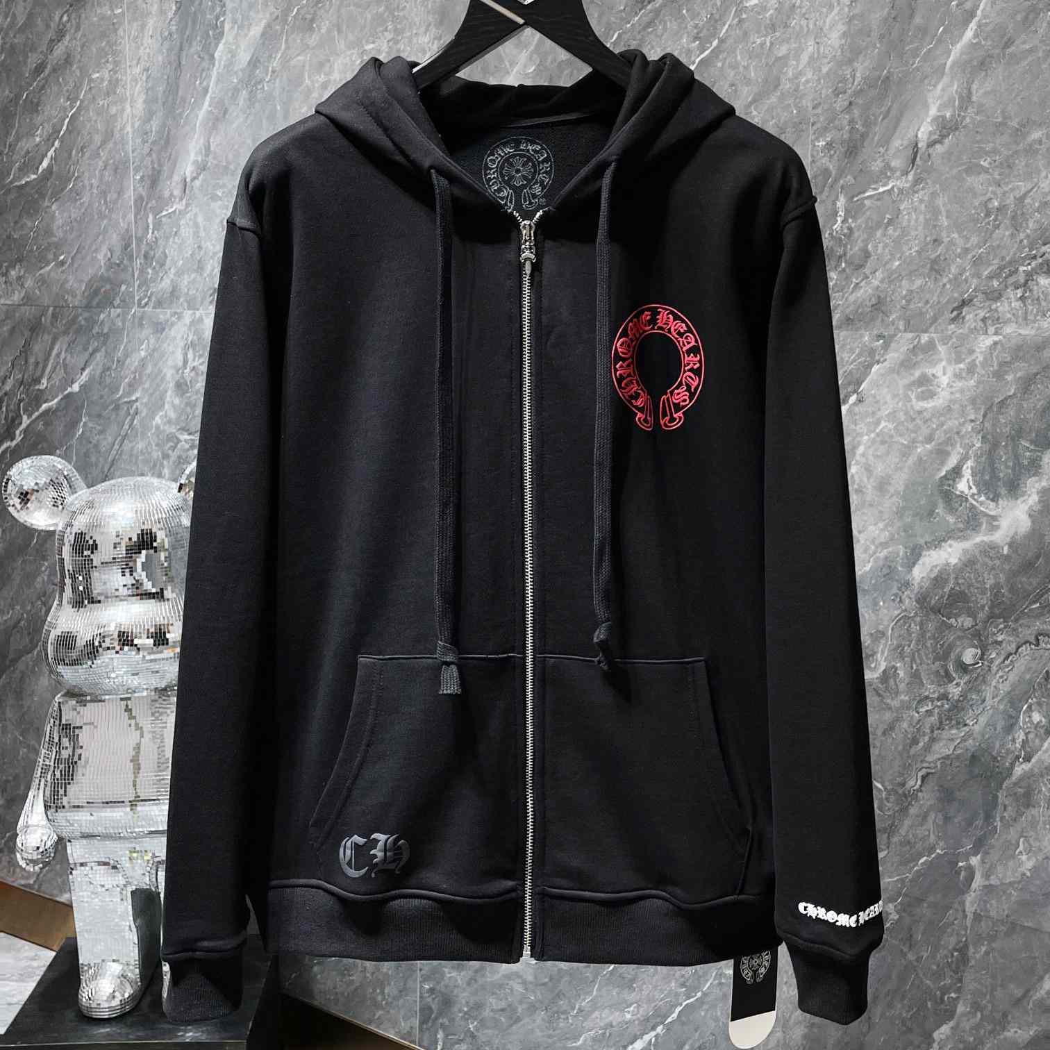 Chrome Hearts Zip Up Hoodie  - EUR FASHION