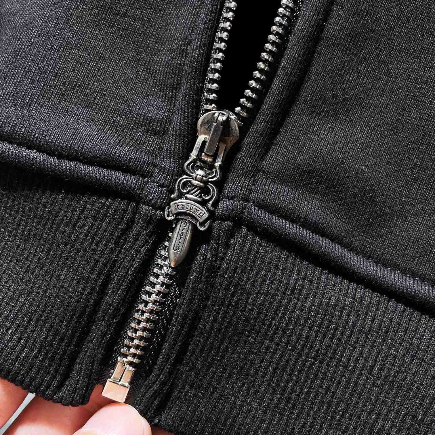 Chrome Hearts Zip Up Hoodie  - EUR FASHION