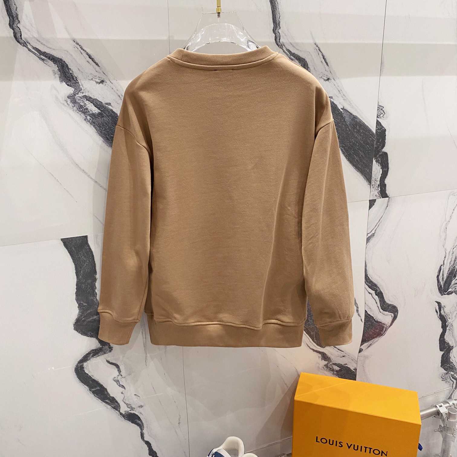 Fendi Brown Jersey Sweatshirt - EUR FASHION