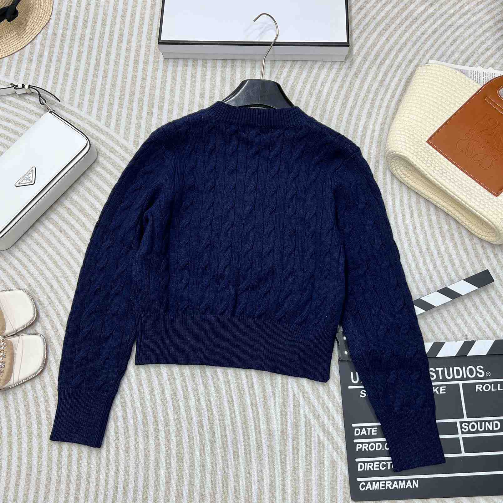 Loewe Cropped Sweater In Alpaca Blend - EUR FASHION