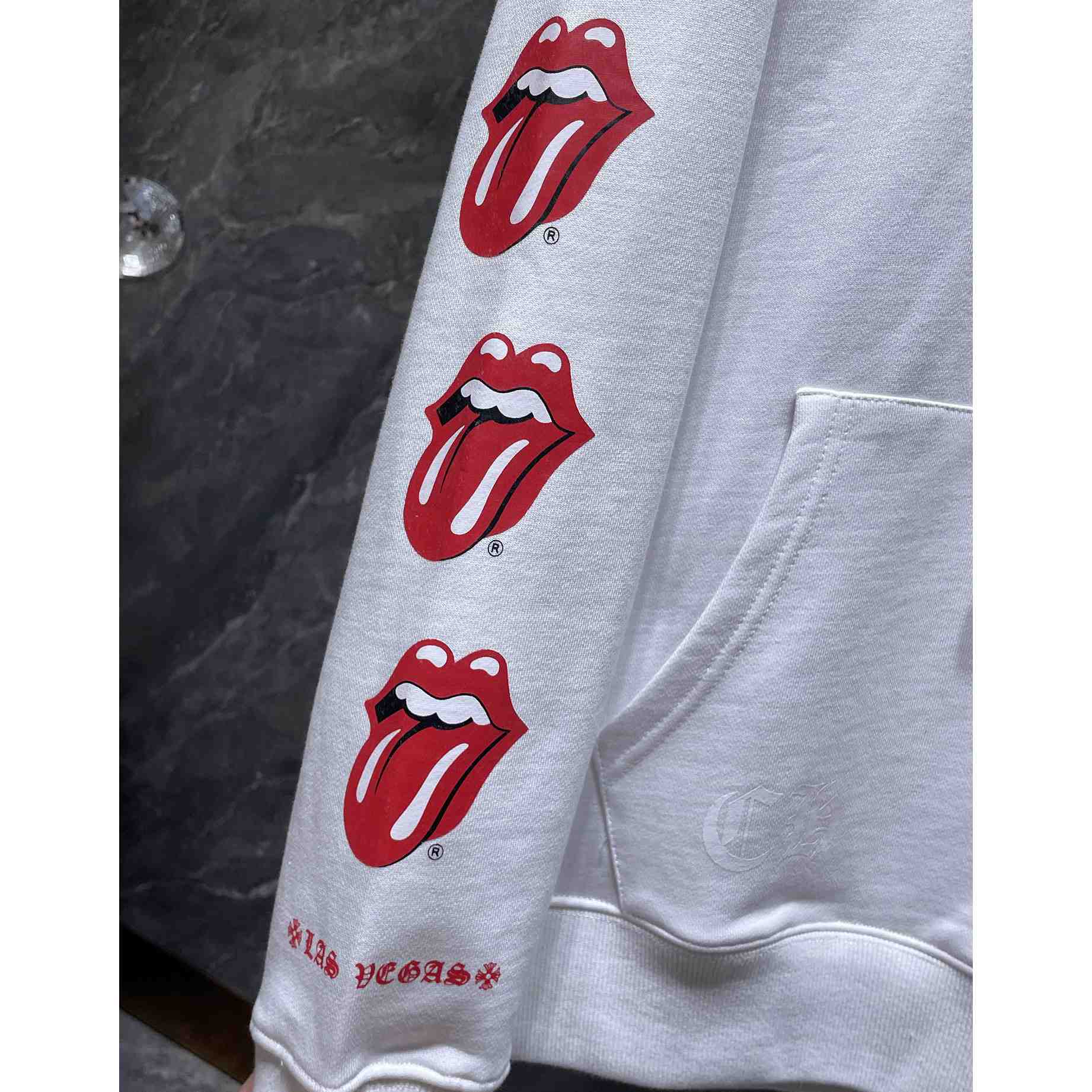 Chrome Hearts Rolling Stones Hoodie - EUR FASHION