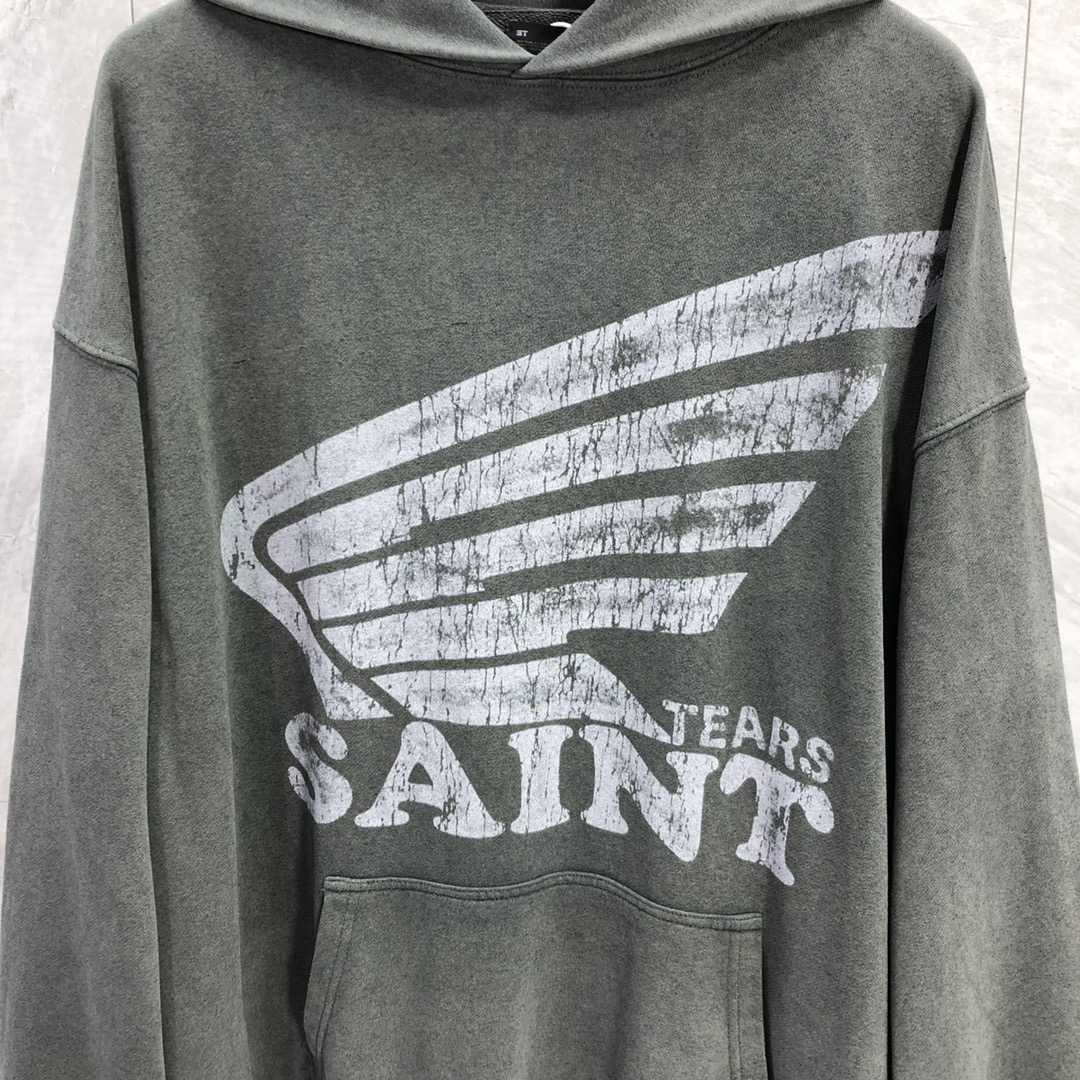 Saint Michael Tears Hoodie - EUR FASHION