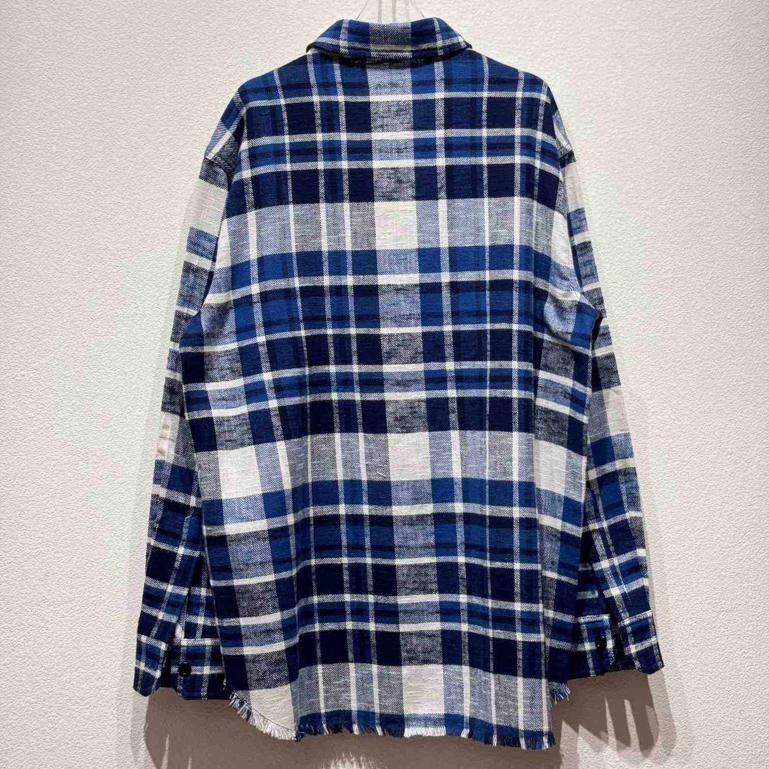 Celine Oversized Shirt 'Craie/Marine' - EUR FASHION