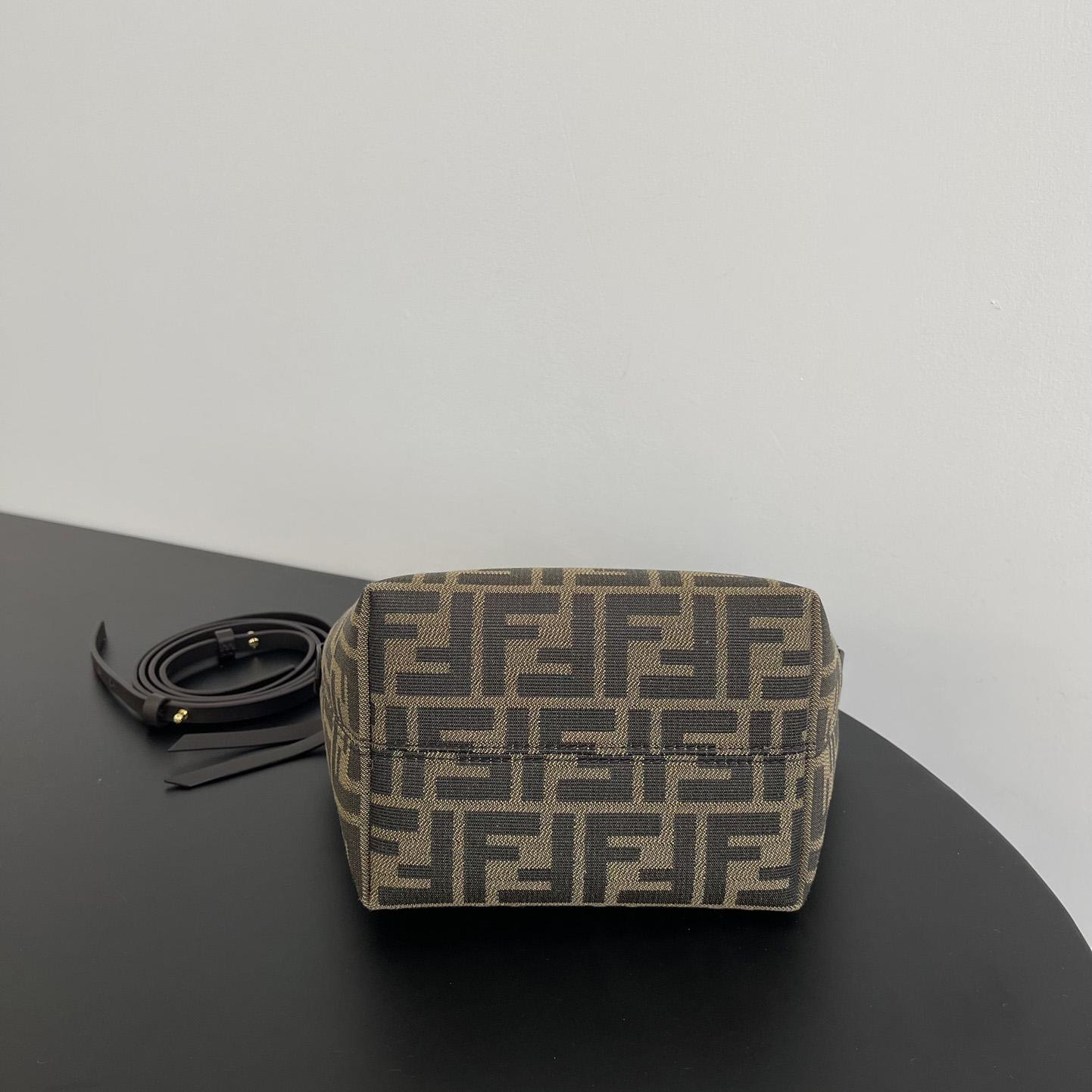 Fendi Mini Roll Brown FF Jacquard Mini Bag - EUR FASHION