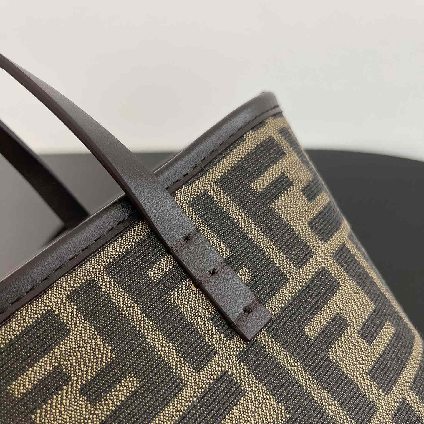 Fendi Mini Roll Brown FF Jacquard Mini Bag - EUR FASHION