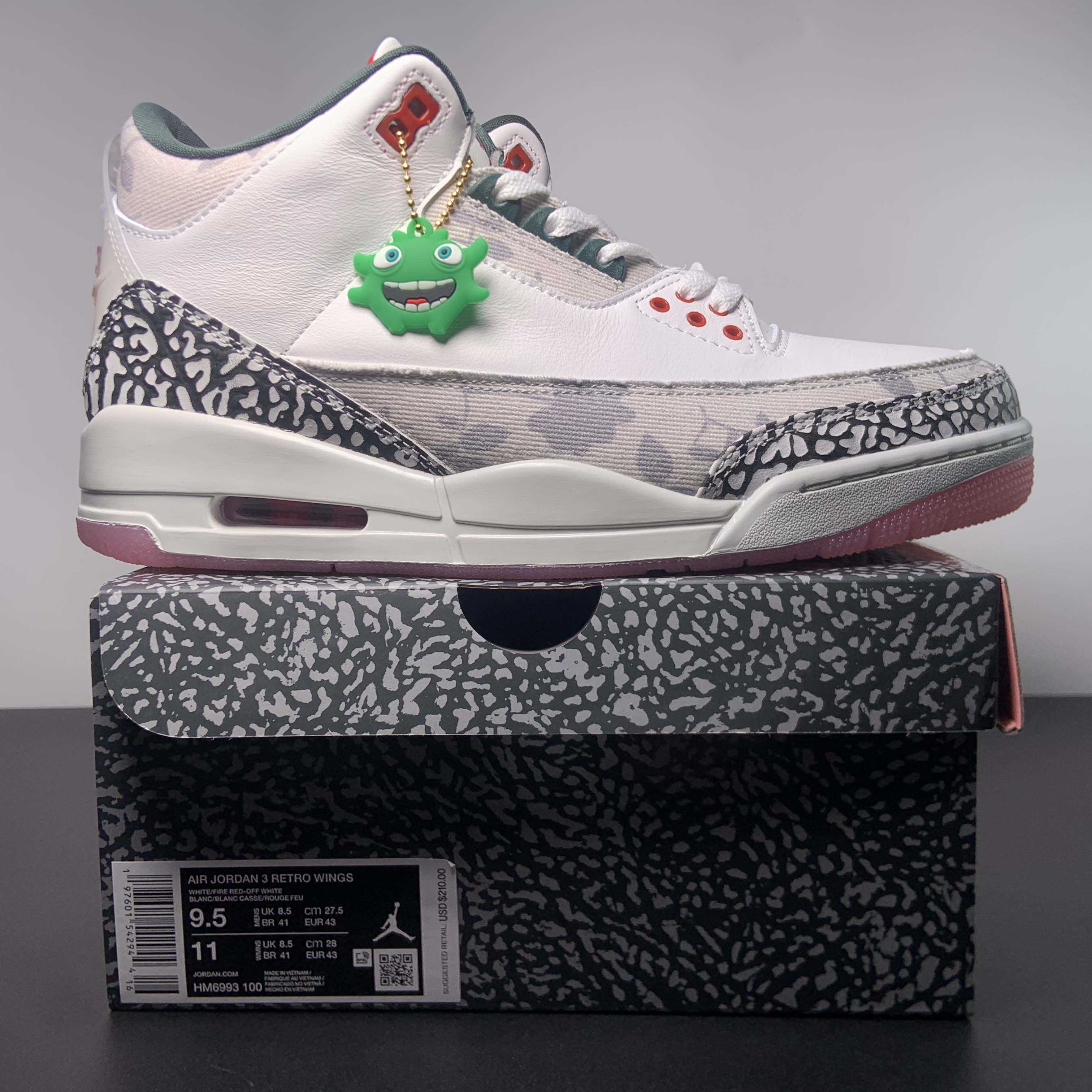 Air Jordan 3 “Wings” Basketball Shoes     HM6993-100  - EUR FASHION