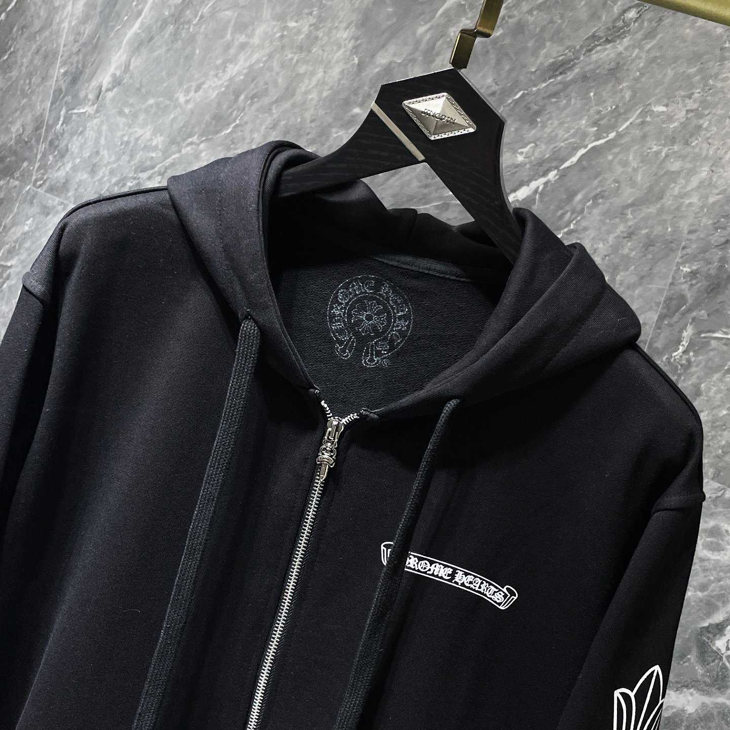 Chrome Hearts Zip Up Hoodie  - EUR FASHION