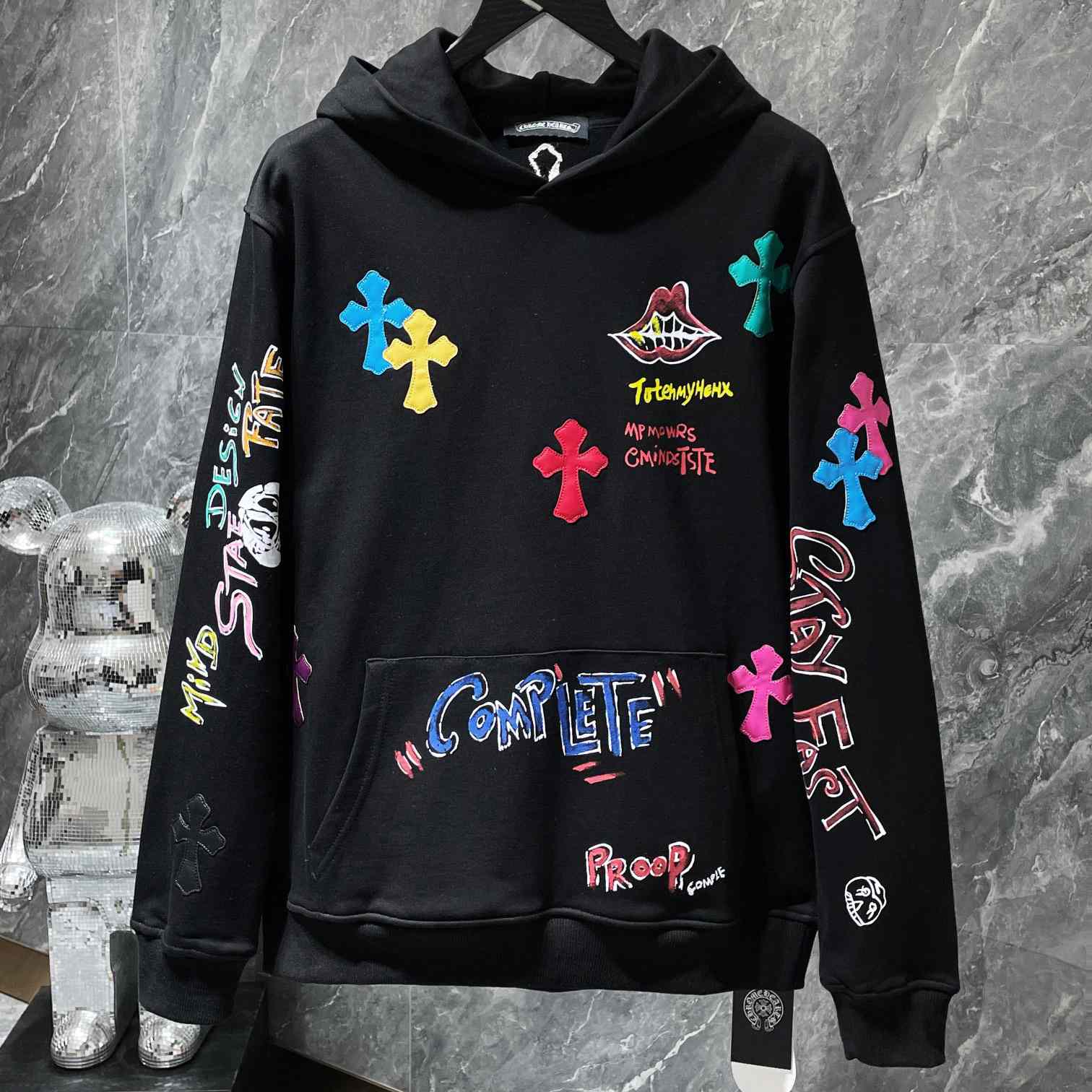 Chrome Hearts Cross Hoodie - EUR FASHION