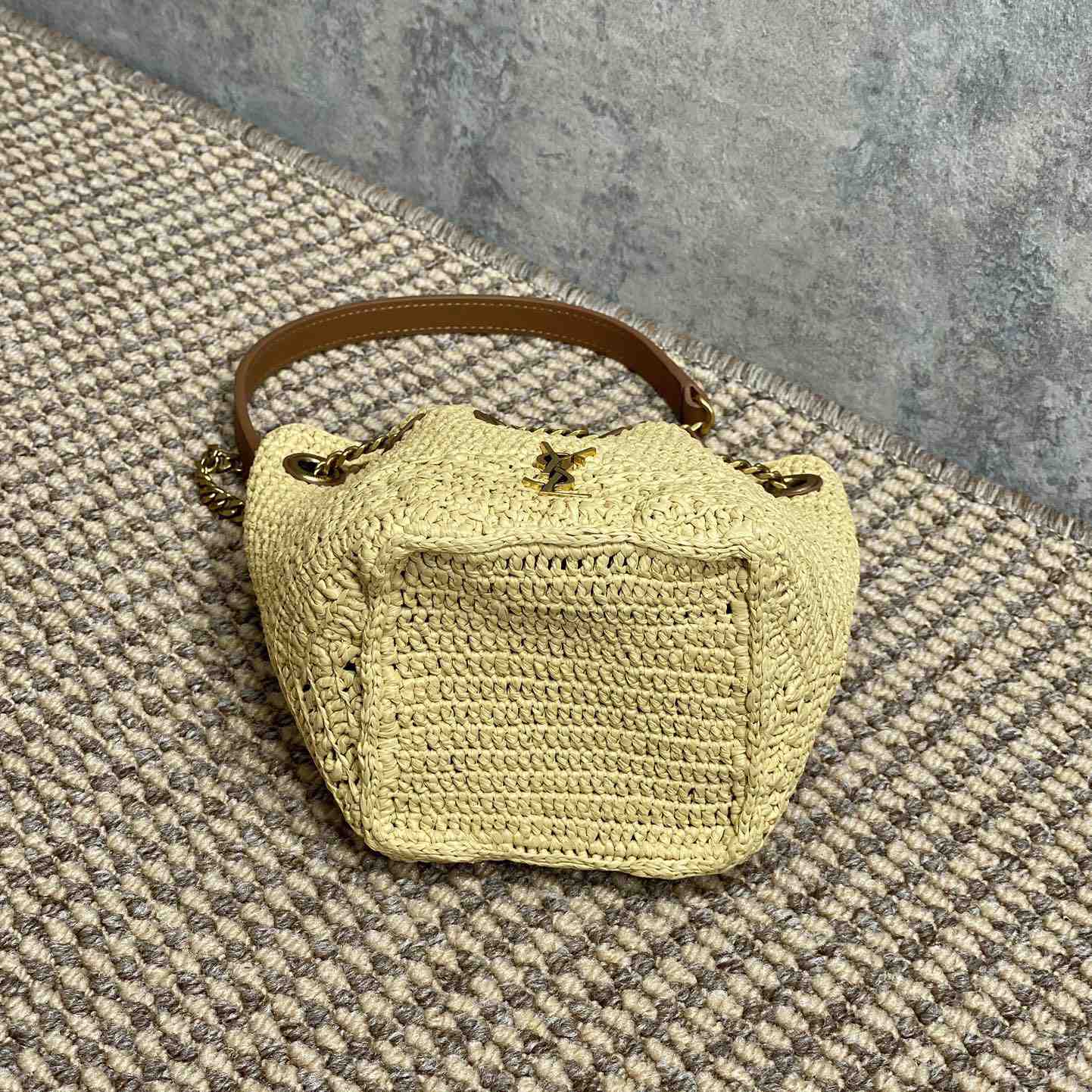 Saint Laurent Mini Joe In Raffia - EUR FASHION