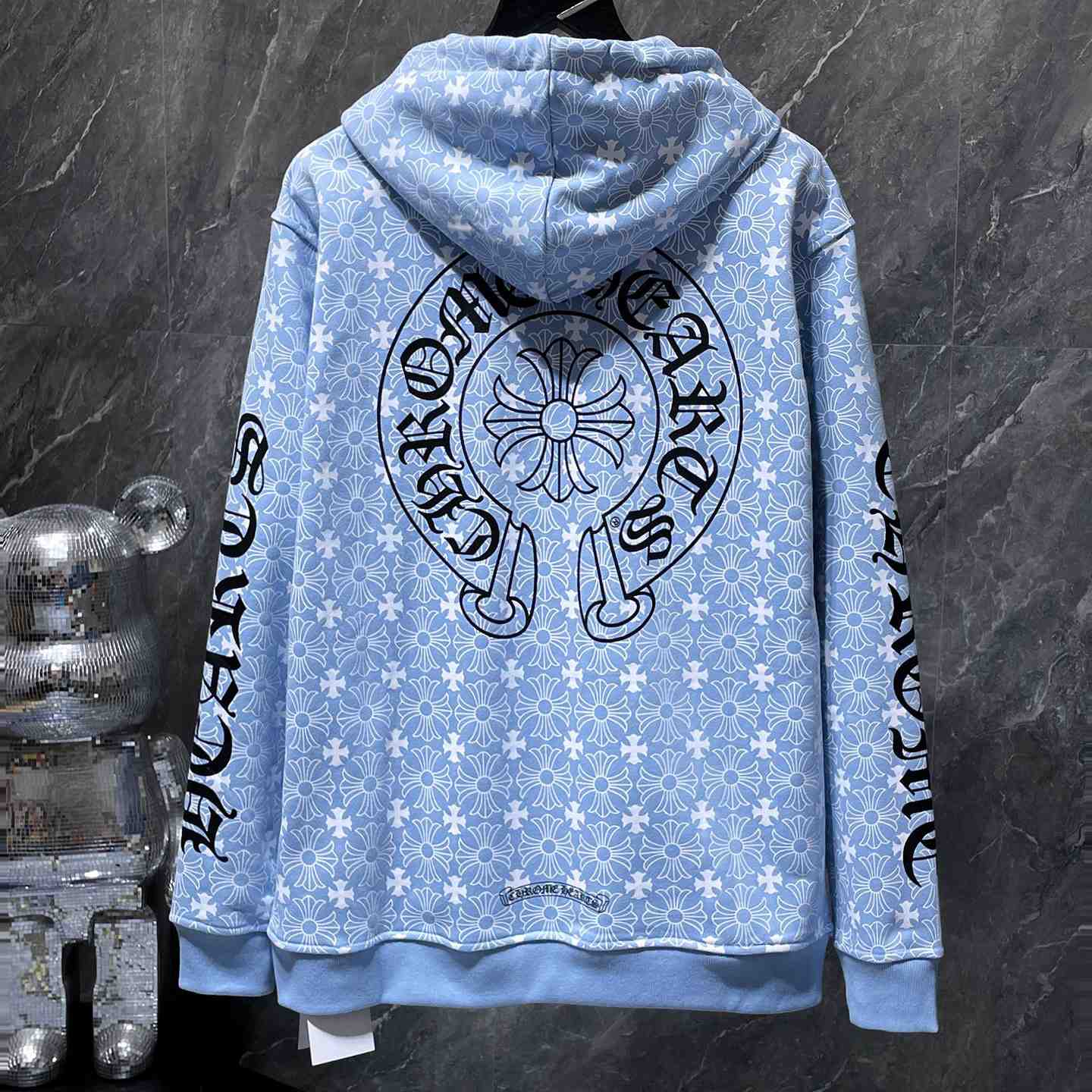 Chrome Hearts Horseshoe Zip Up Hoodie  - EUR FASHION