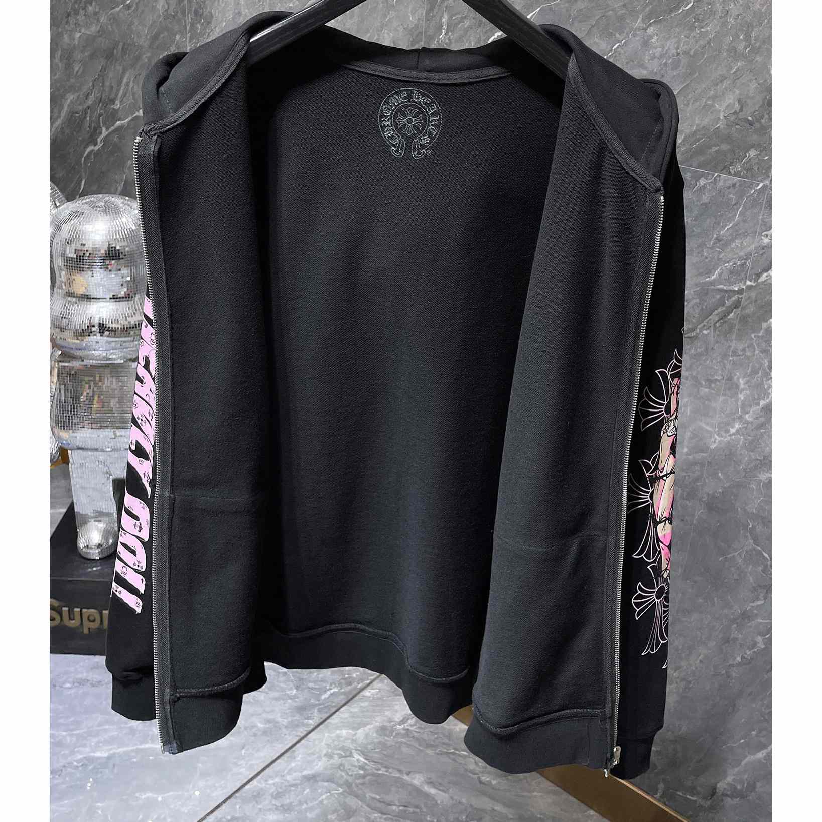 Chrome Hearts Zip Up Hoodie  - EUR FASHION