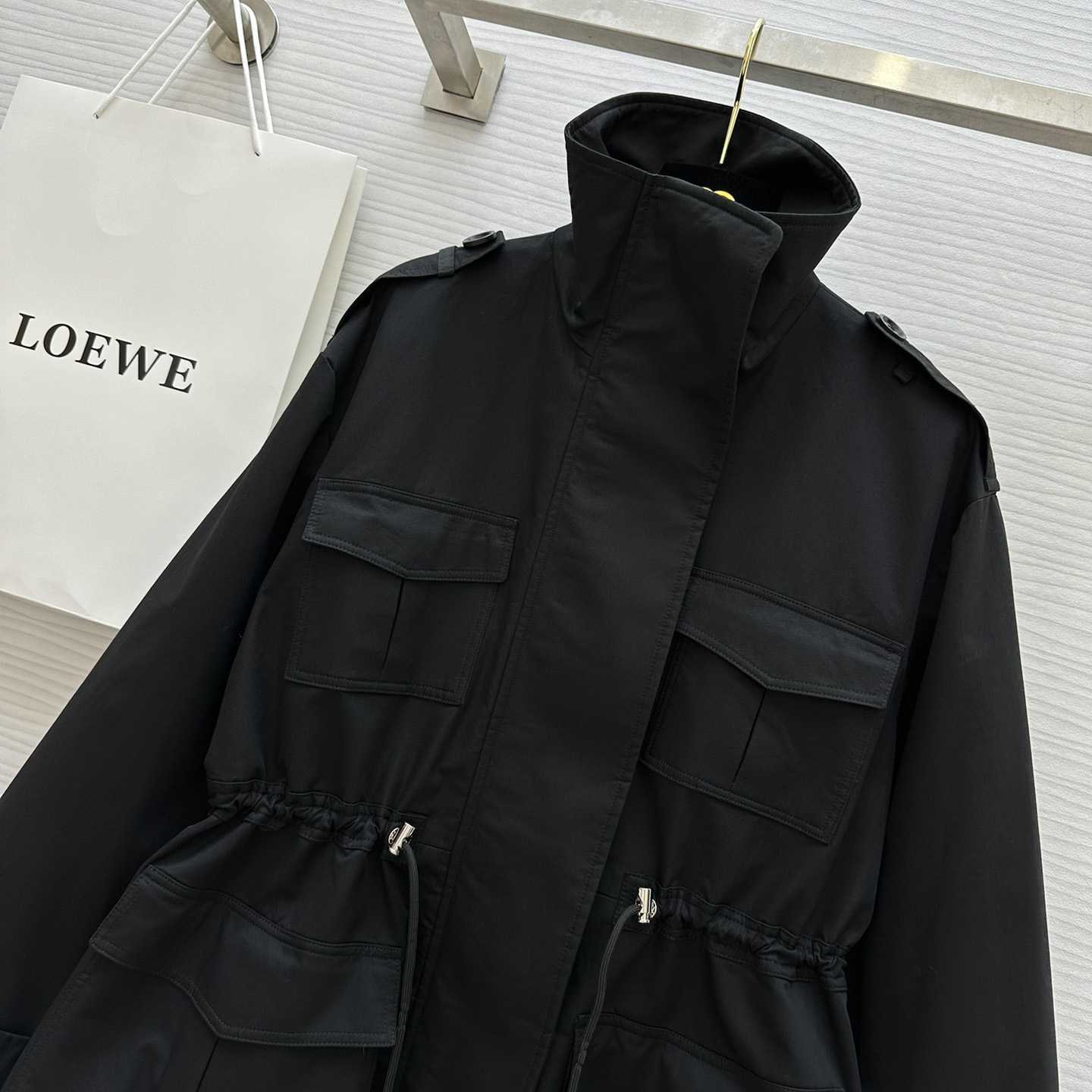 Loewe Short Parka In Cotton - EUR FASHION