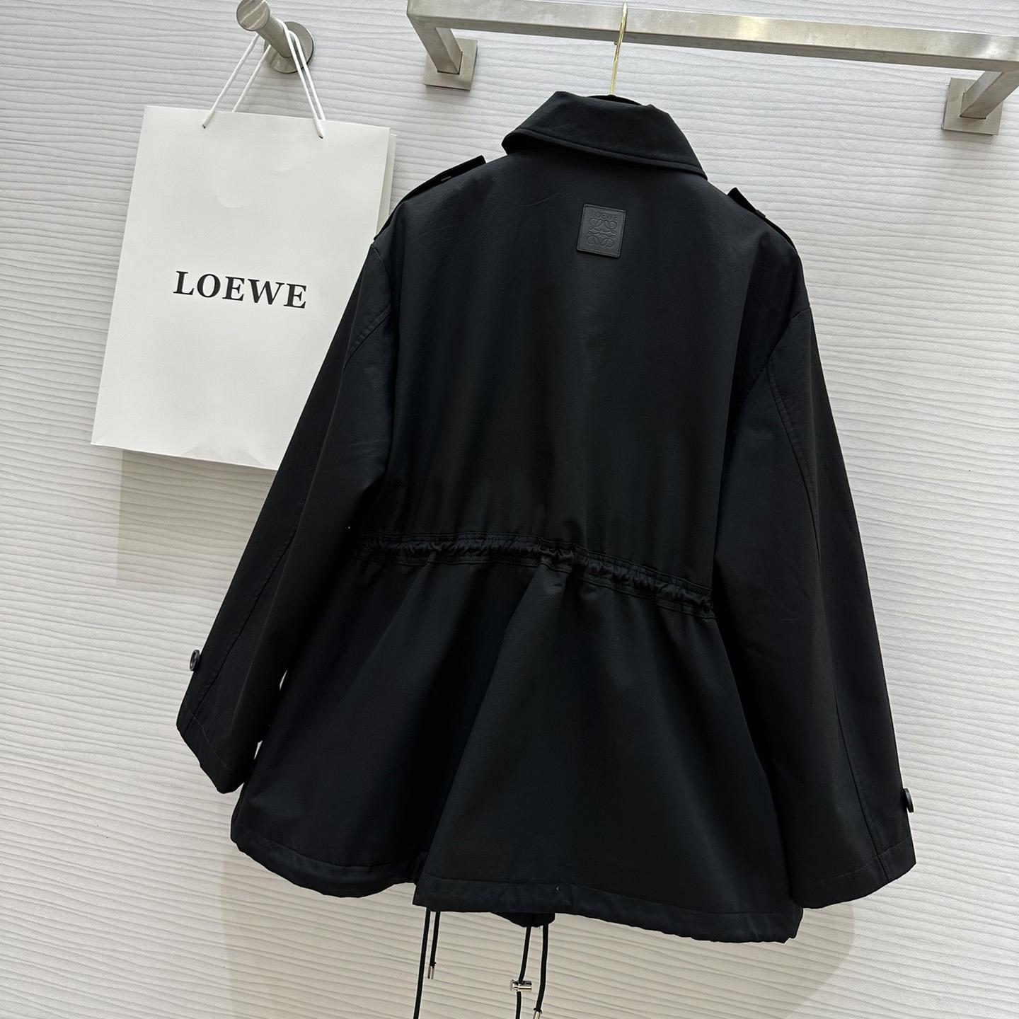 Loewe Short Parka In Cotton - EUR FASHION