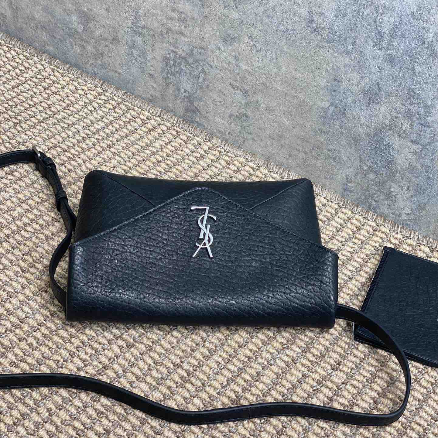 Saint Laurent Cassandre Envelope Messenger In Lambskin - EUR FASHION