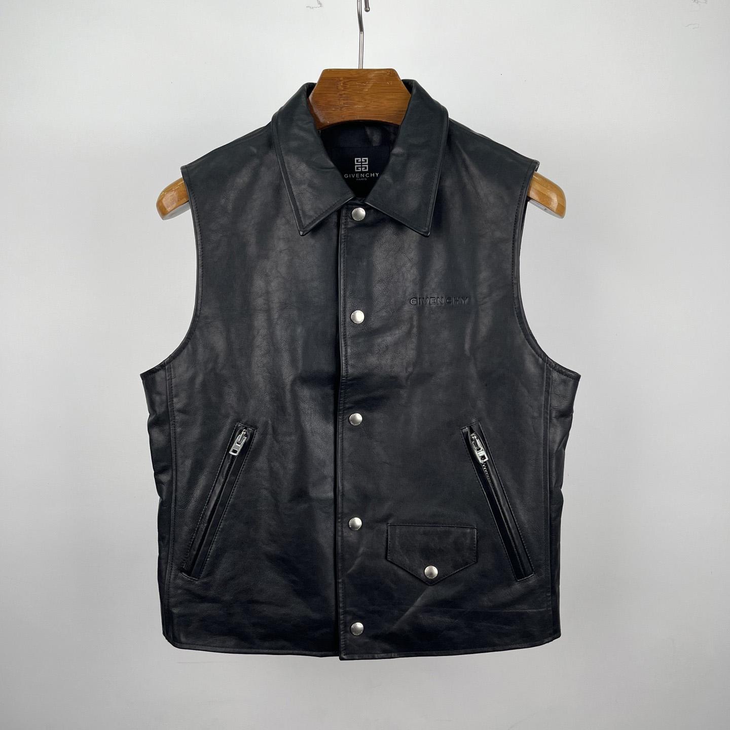 Givenchy Waistcoat In Leather - EUR FASHION