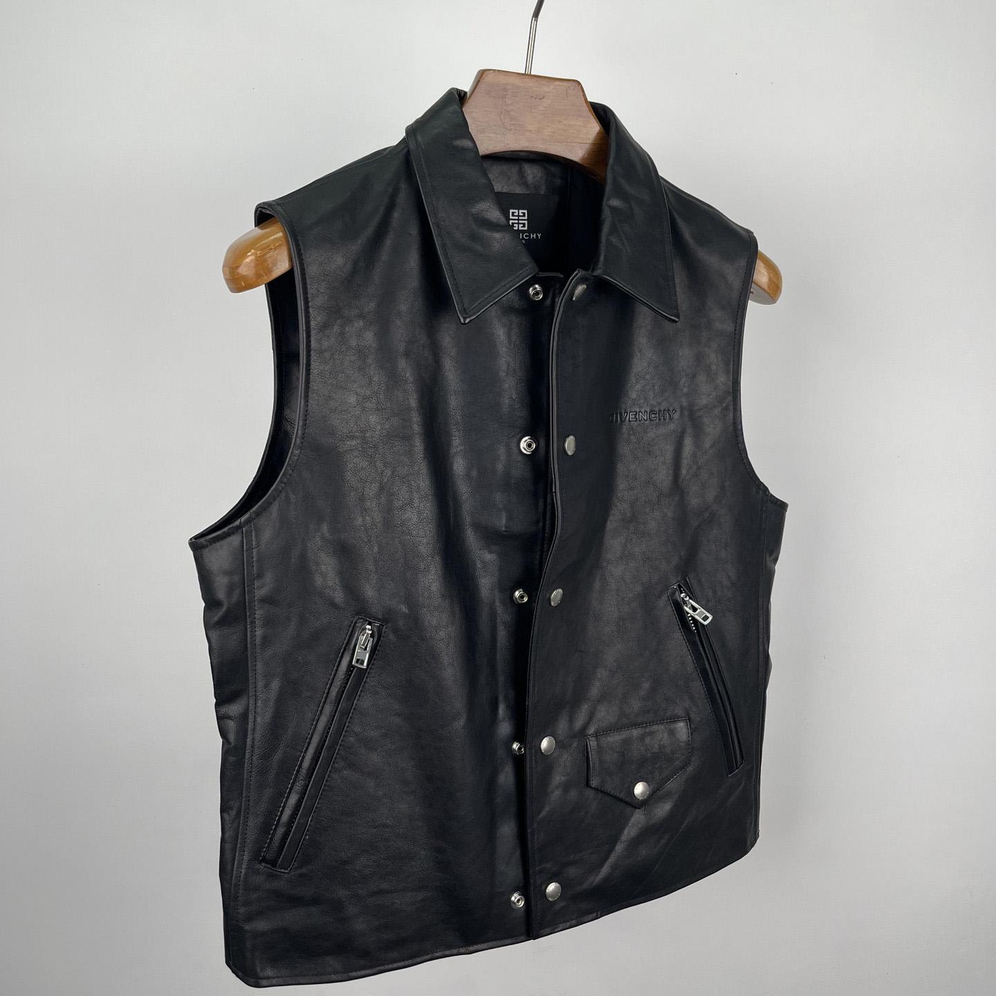 Givenchy Waistcoat In Leather - EUR FASHION