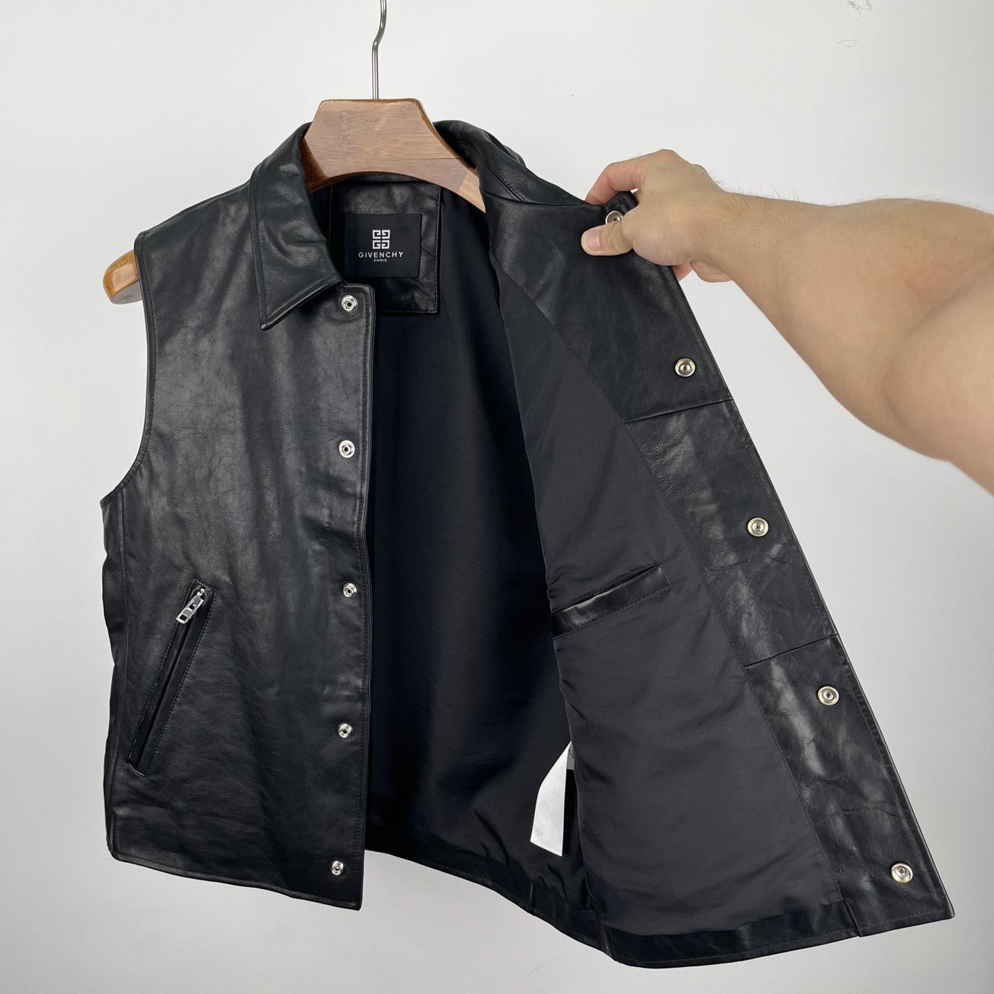 Givenchy Waistcoat In Leather - EUR FASHION