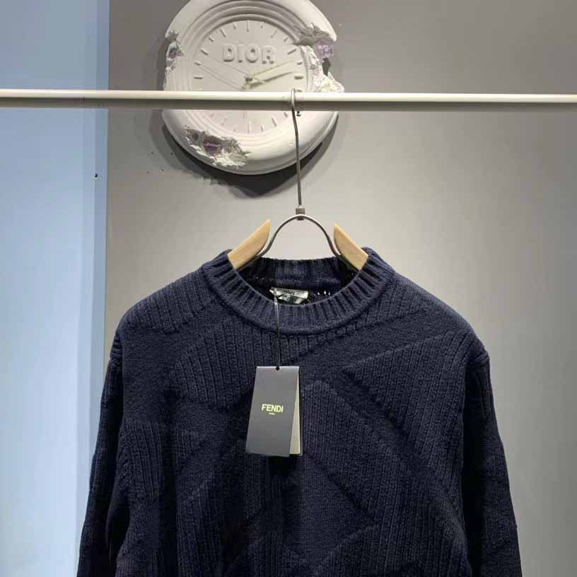 Fendi Sweater In Blue - EUR FASHION