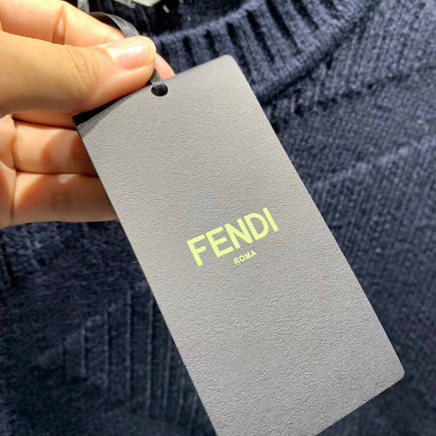 Fendi Sweater In Blue - EUR FASHION