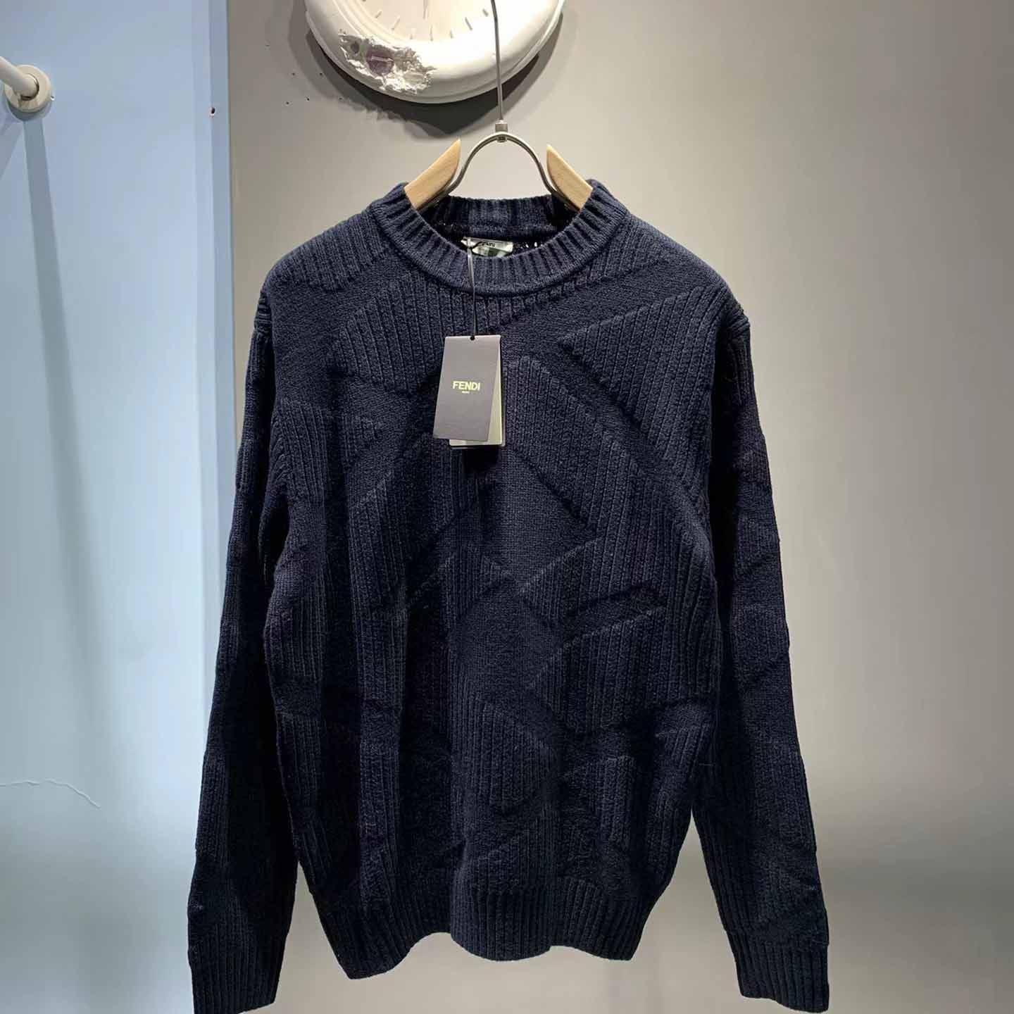 Fendi Sweater In Blue - EUR FASHION