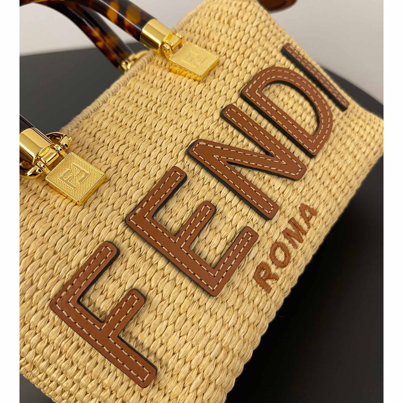 Fendi By The Way Mini Beige Cotton Fiber Mini-bag - EUR FASHION