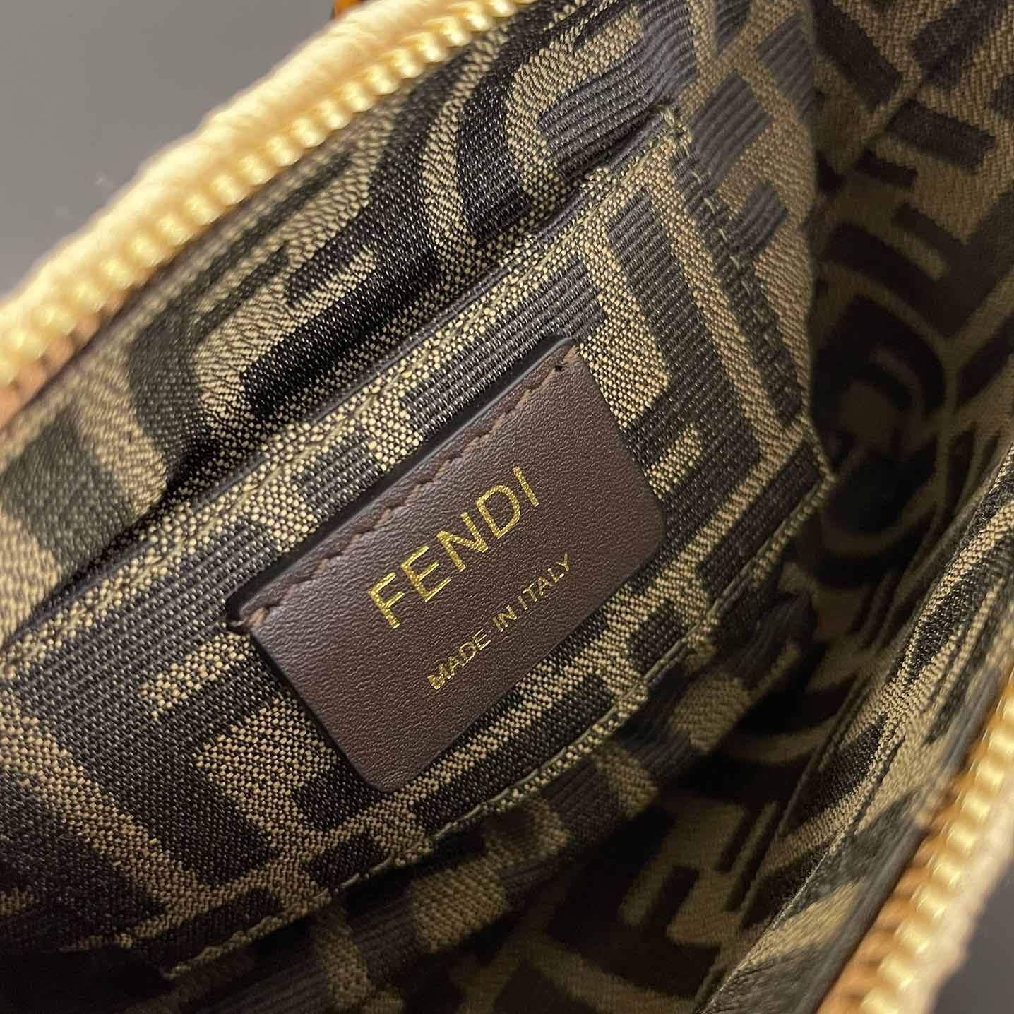 Fendi By The Way Mini Beige Cotton Fiber Mini-bag - EUR FASHION