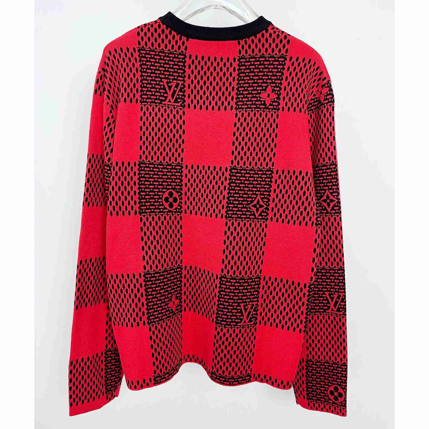 Louis Vuitton Damier Wool Crewneck   1AFXKJ - EUR FASHION