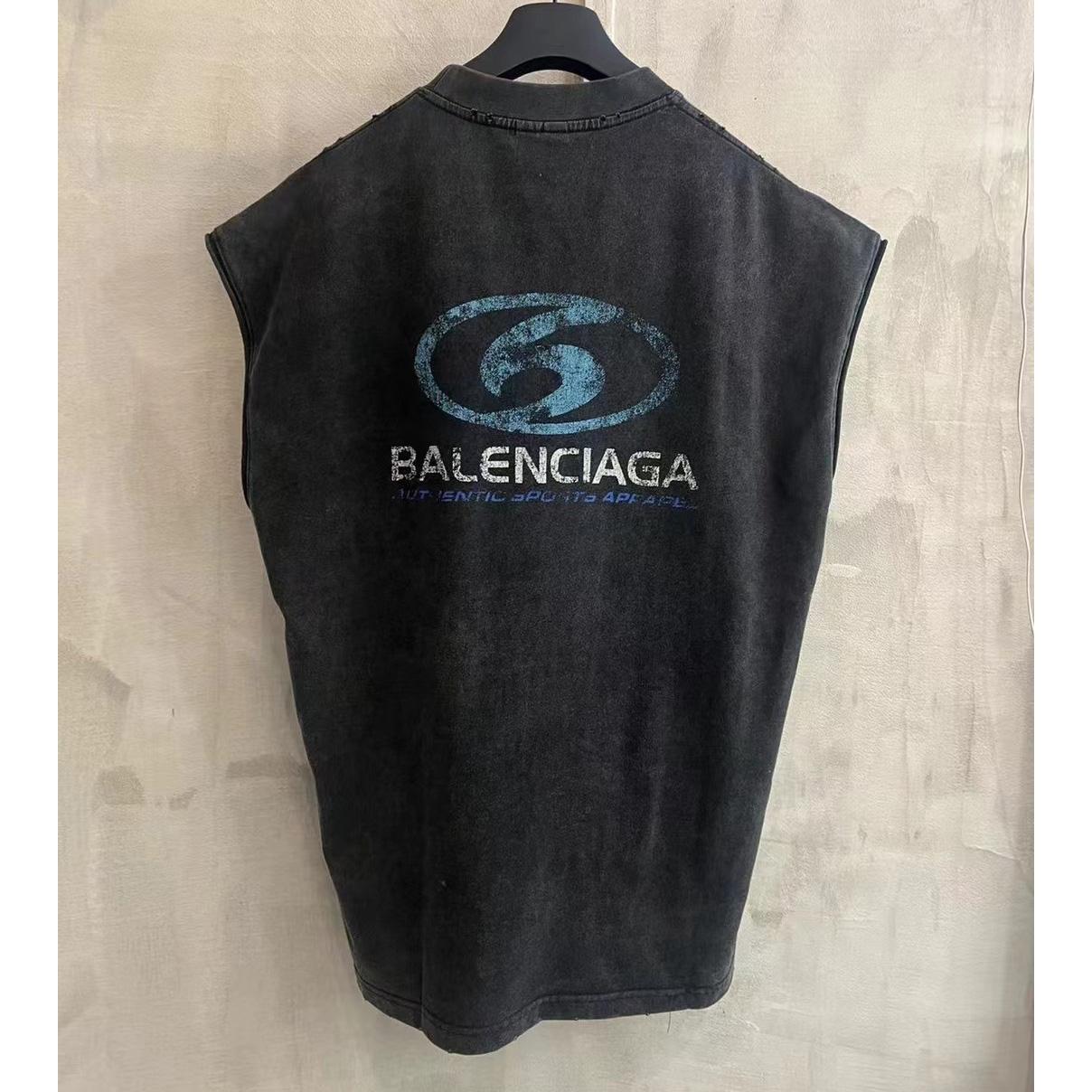 Balenciaga Surfer Graphic-print Cotton Vest - EUR FASHION