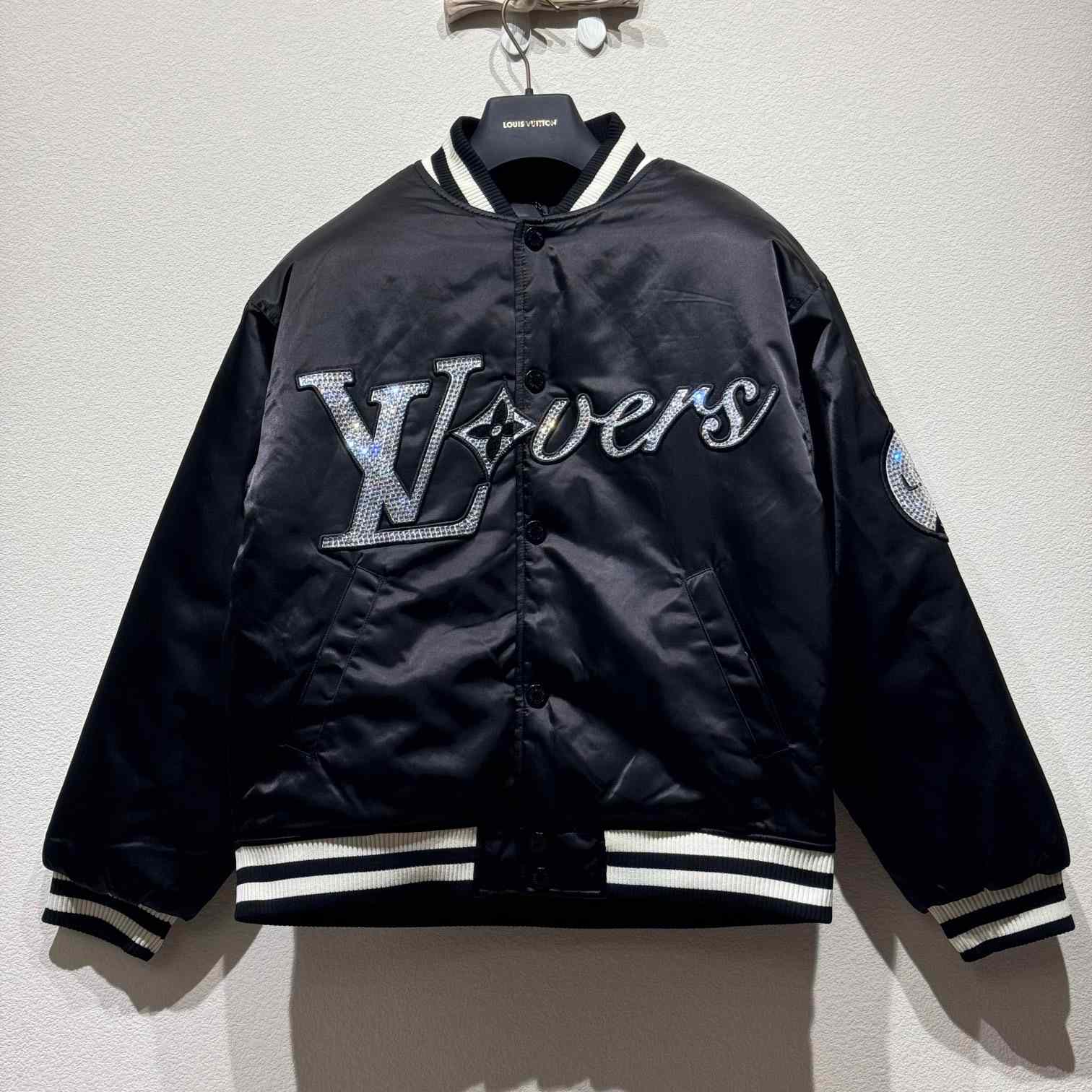 Louis Vuitton Crystal LV Lovers Baseball Blouson Bomber - Pharrell - EUR FASHION