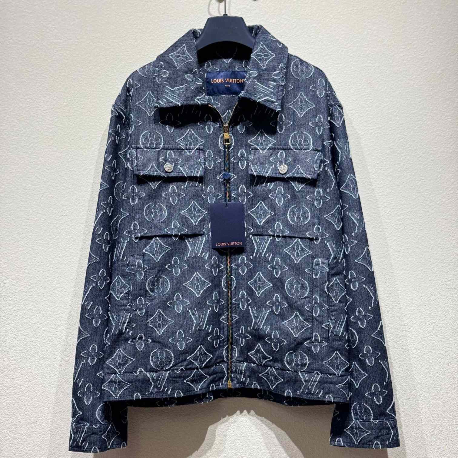 Louis Vuitton Monogram Printed Denim Jacket - EUR FASHION