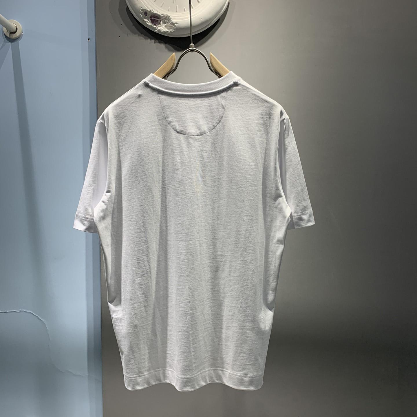 Fendi White Cotton T-shirt - EUR FASHION