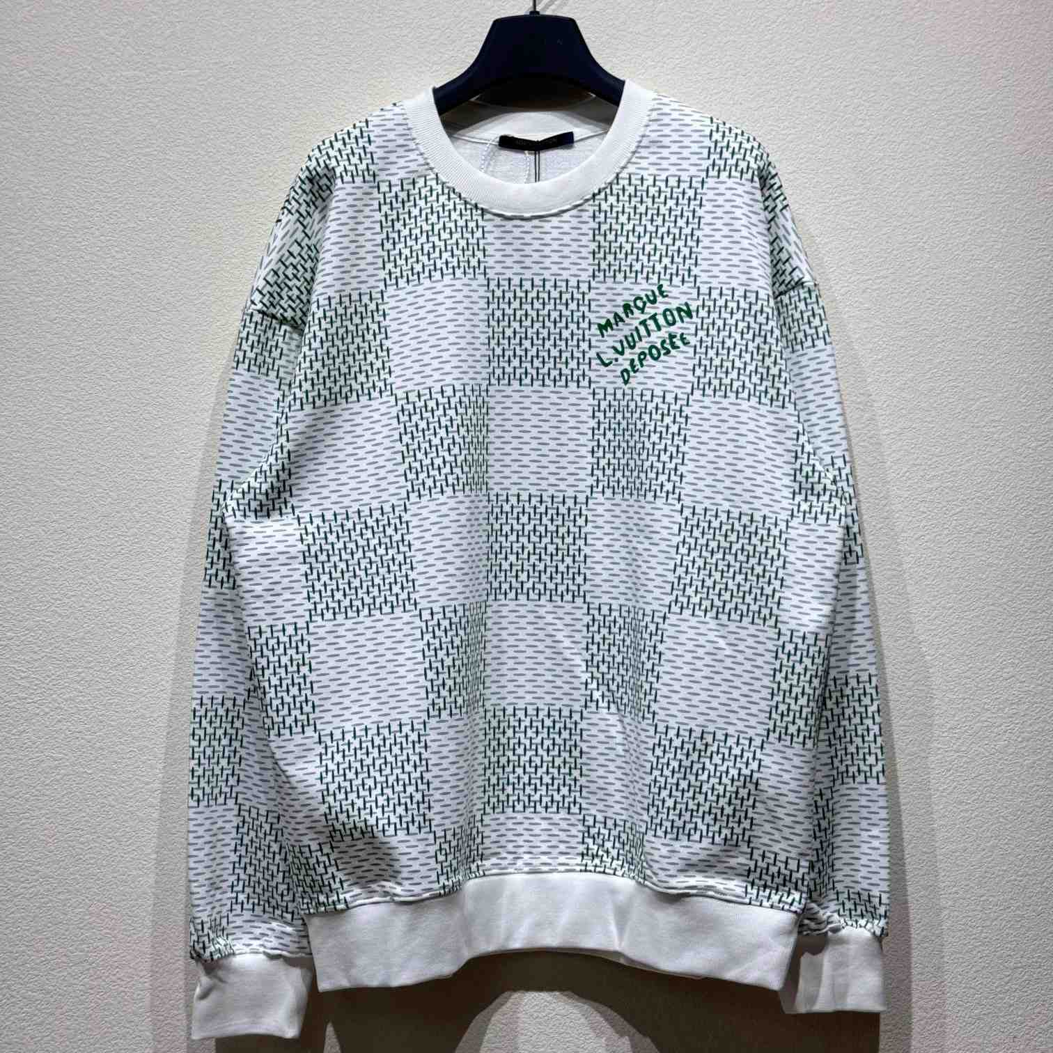 Louis Vuitton Damier Cotton Sweatshirt  1AFJHI - EUR FASHION