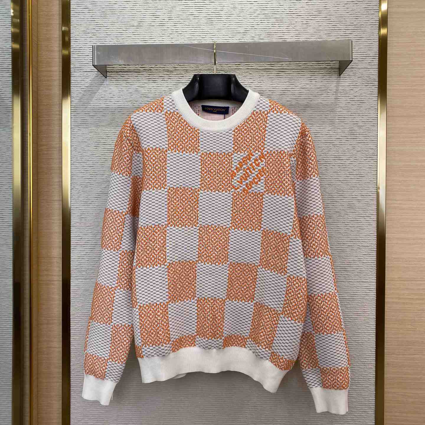 Louis Vuitton Damier Jacquard Cotton Pullover - EUR FASHION