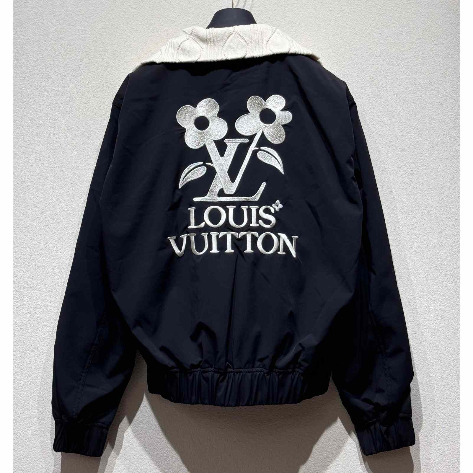 Louis Vuitton Knitted Collar Embroidered Technical Blouson   1AFPU4 - EUR FASHION