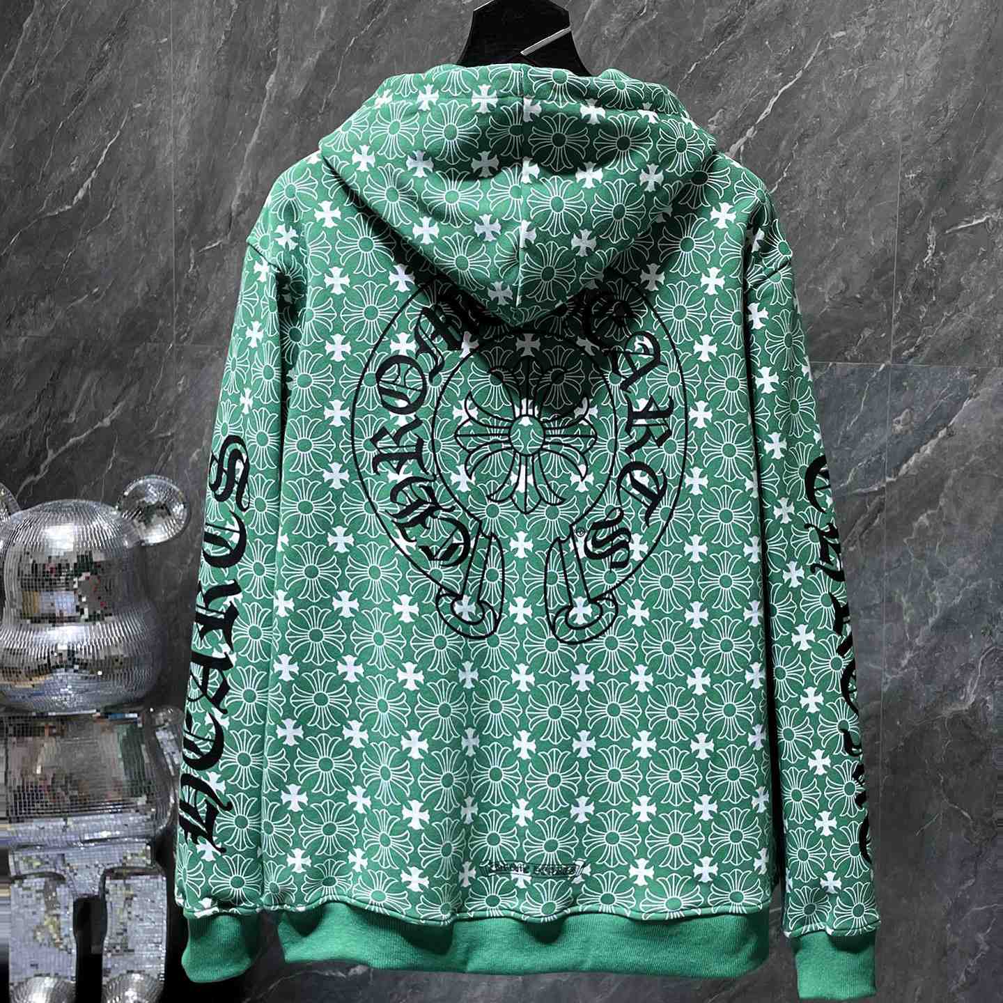 Chrome Hearts Horseshoe Zip Up Hoodie 