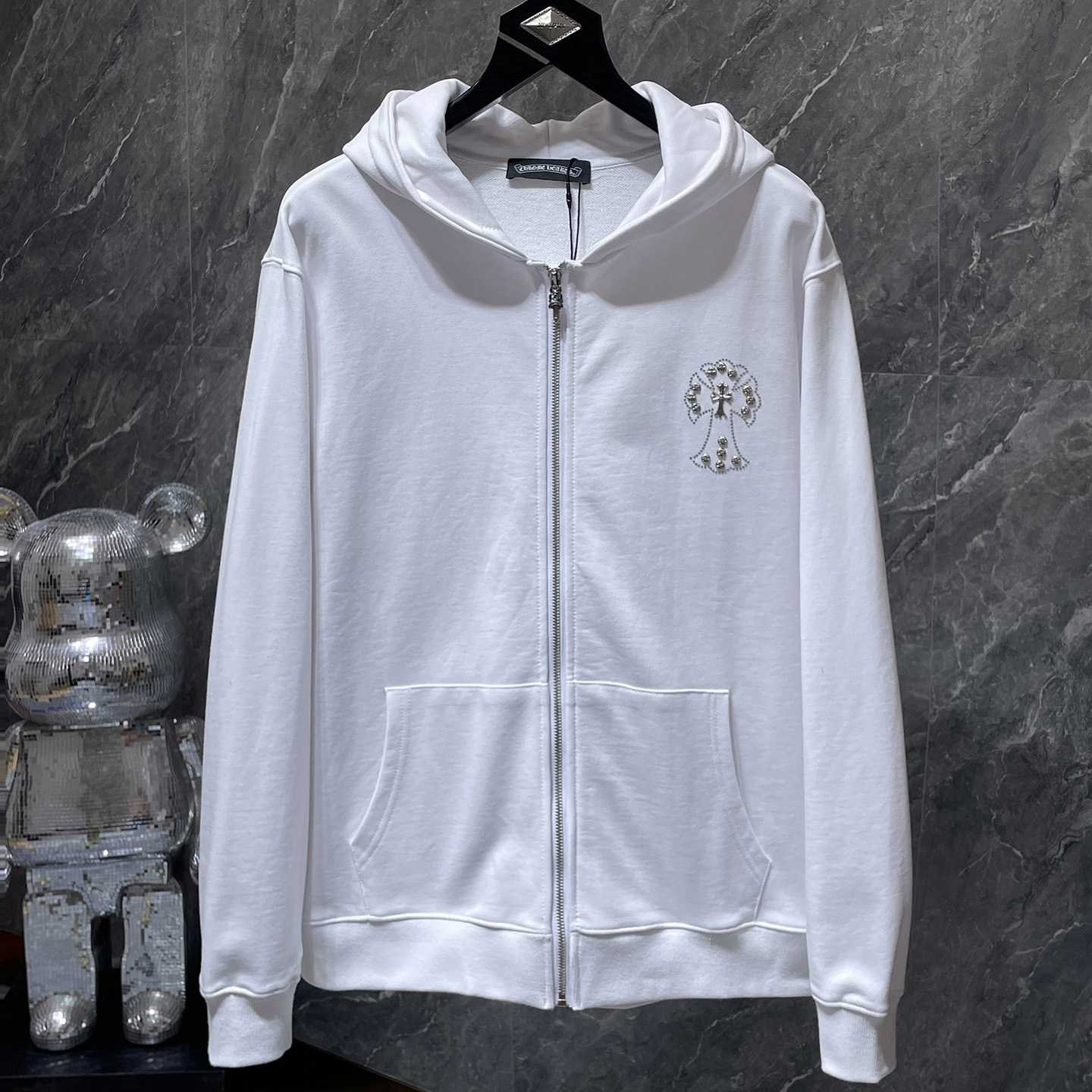 Chrome Hearts Zip Up Hoodie  - EUR FASHION