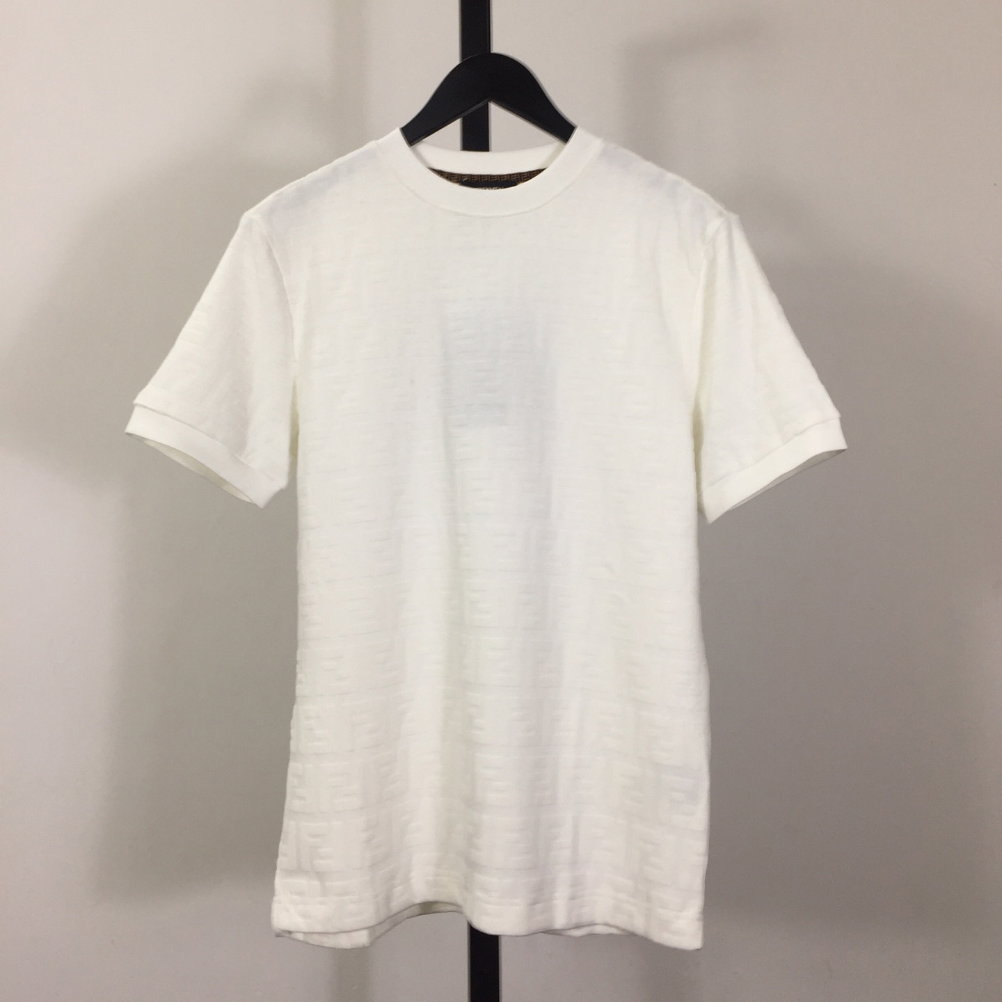 Fendi T-shirt In White Piqué - EUR FASHION