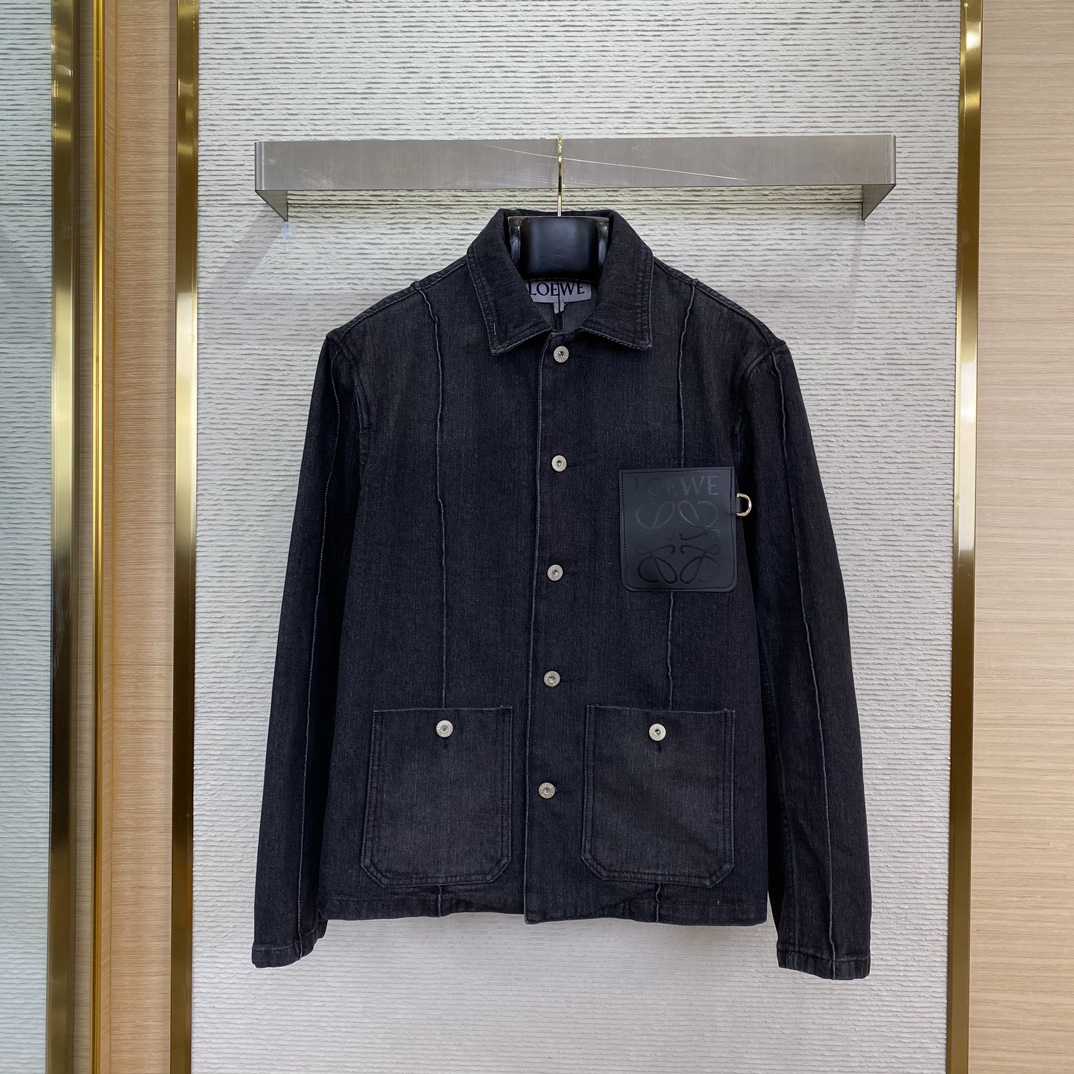 Loewe Button-Up Workwear Denim Jacket - EUR FASHION