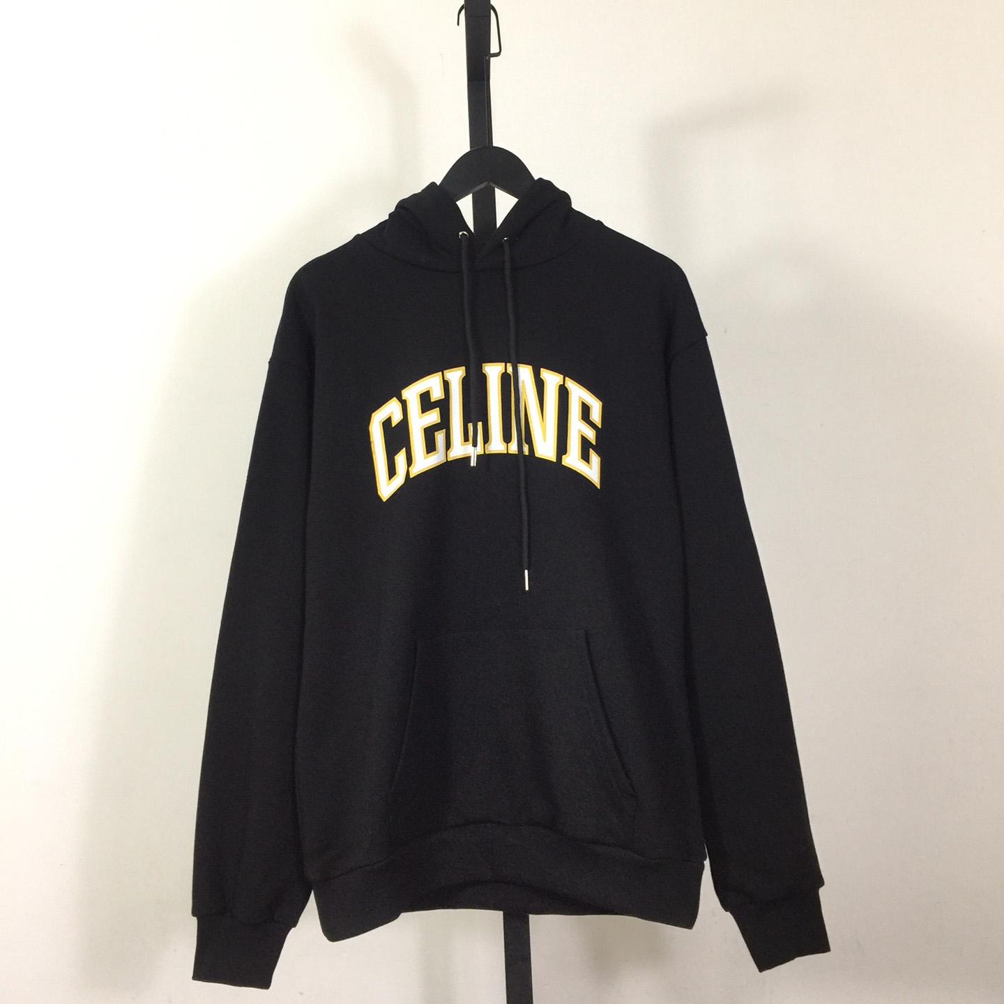 Celine Loose Hoodie In Cotton Fleece - EUR FASHION