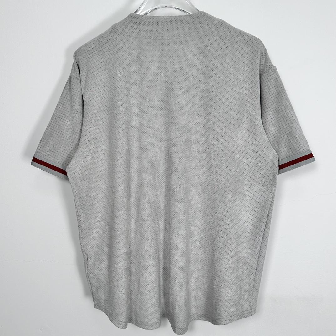 Supreme Ultrasuede Mesh Baseball Jersey - EUR FASHION