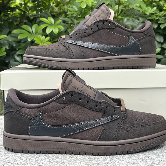 Travis Scott x Jordan Air Jordan 1 Low OG “Velvet Brown” Sneaker     DM7866-202 - EUR FASHION