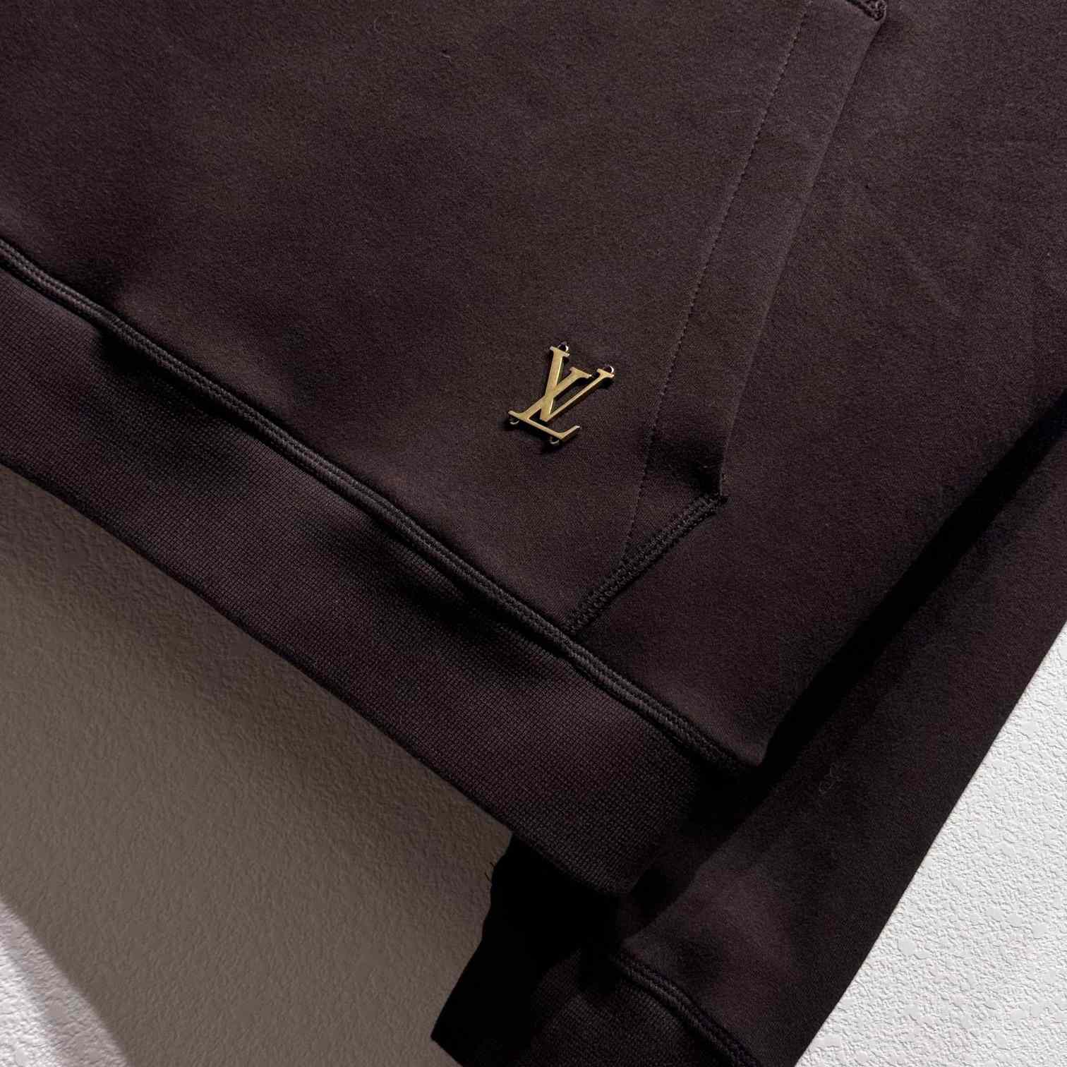 Louis Vuitton Embellished Cotton Hoodie   1AFWVV - EUR FASHION