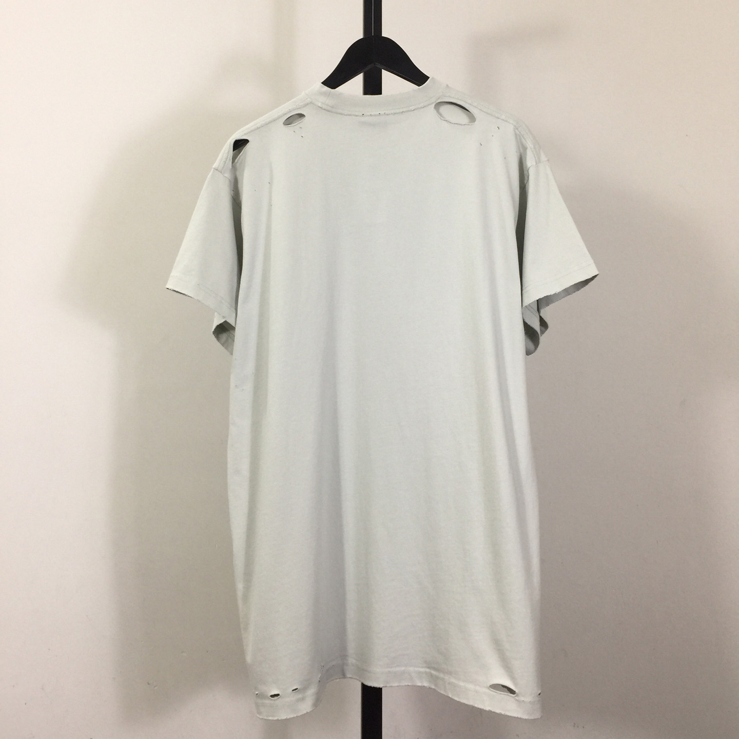 Balenciaga How Are You Feeling Today T-Shirt Oversized In Dirty White - EUR FASHION