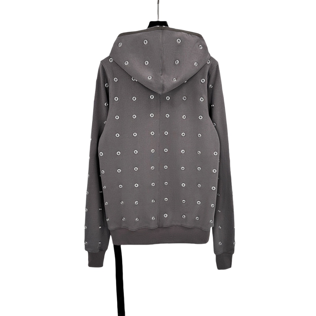 Rick Owens DRKSHDW Stud-detailing Zipped Hoodie - EUR FASHION