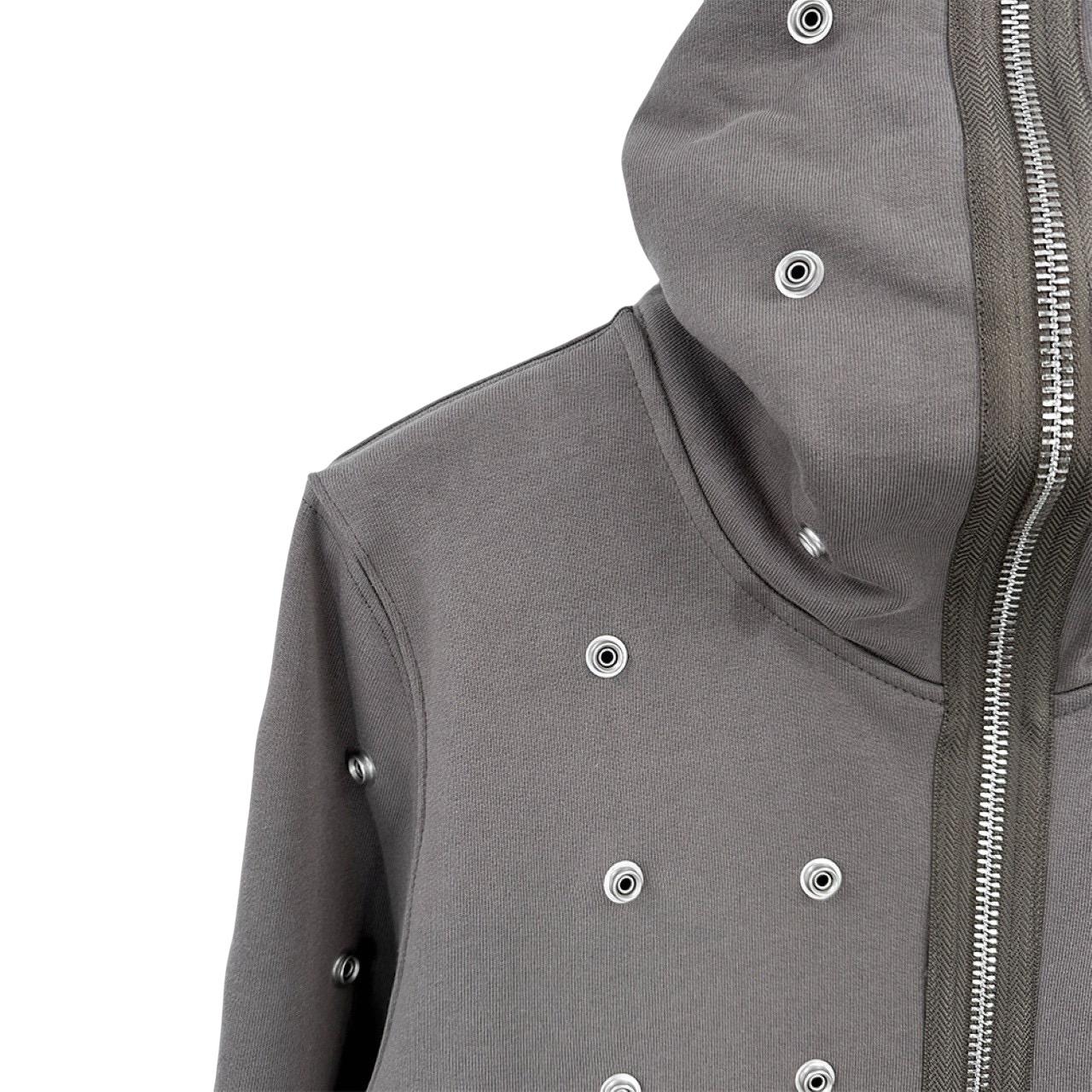 Rick Owens DRKSHDW Stud-detailing Zipped Hoodie - EUR FASHION