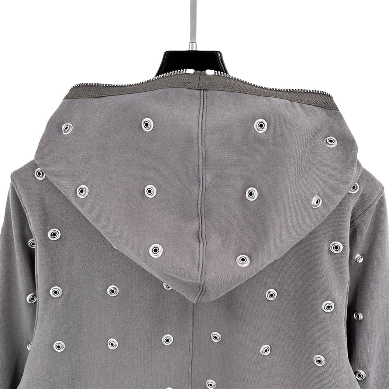 Rick Owens DRKSHDW Stud-detailing Zipped Hoodie - EUR FASHION