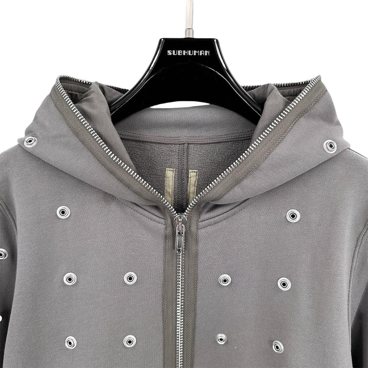 Rick Owens DRKSHDW Stud-detailing Zipped Hoodie - EUR FASHION