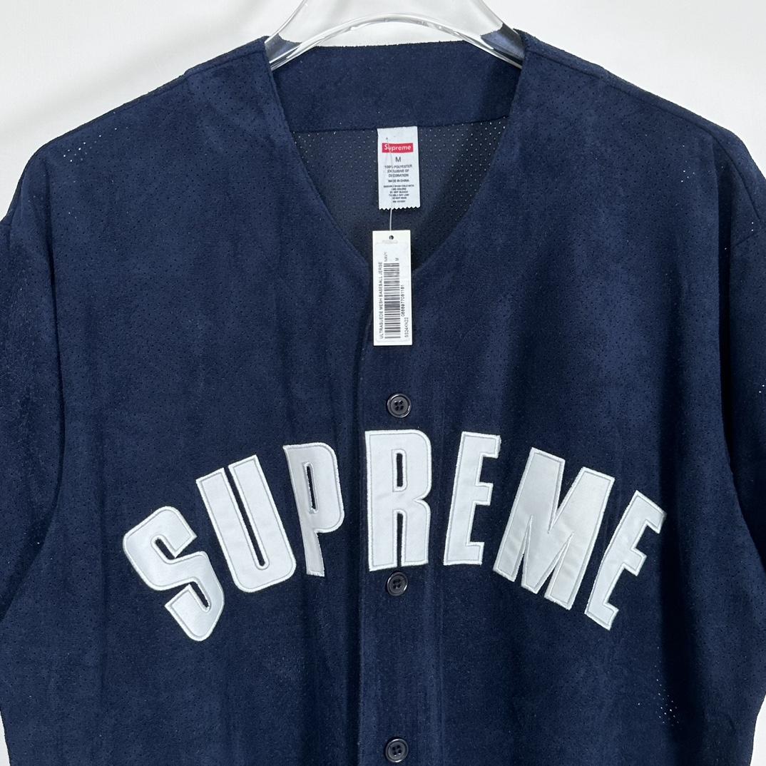 Supreme Ultrasuede Mesh Baseball Jersey - EUR FASHION