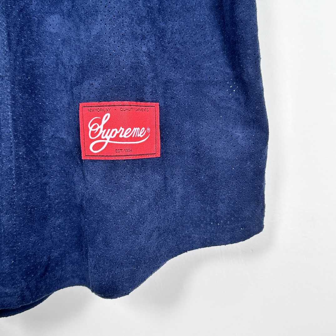 Supreme Ultrasuede Mesh Baseball Jersey - EUR FASHION